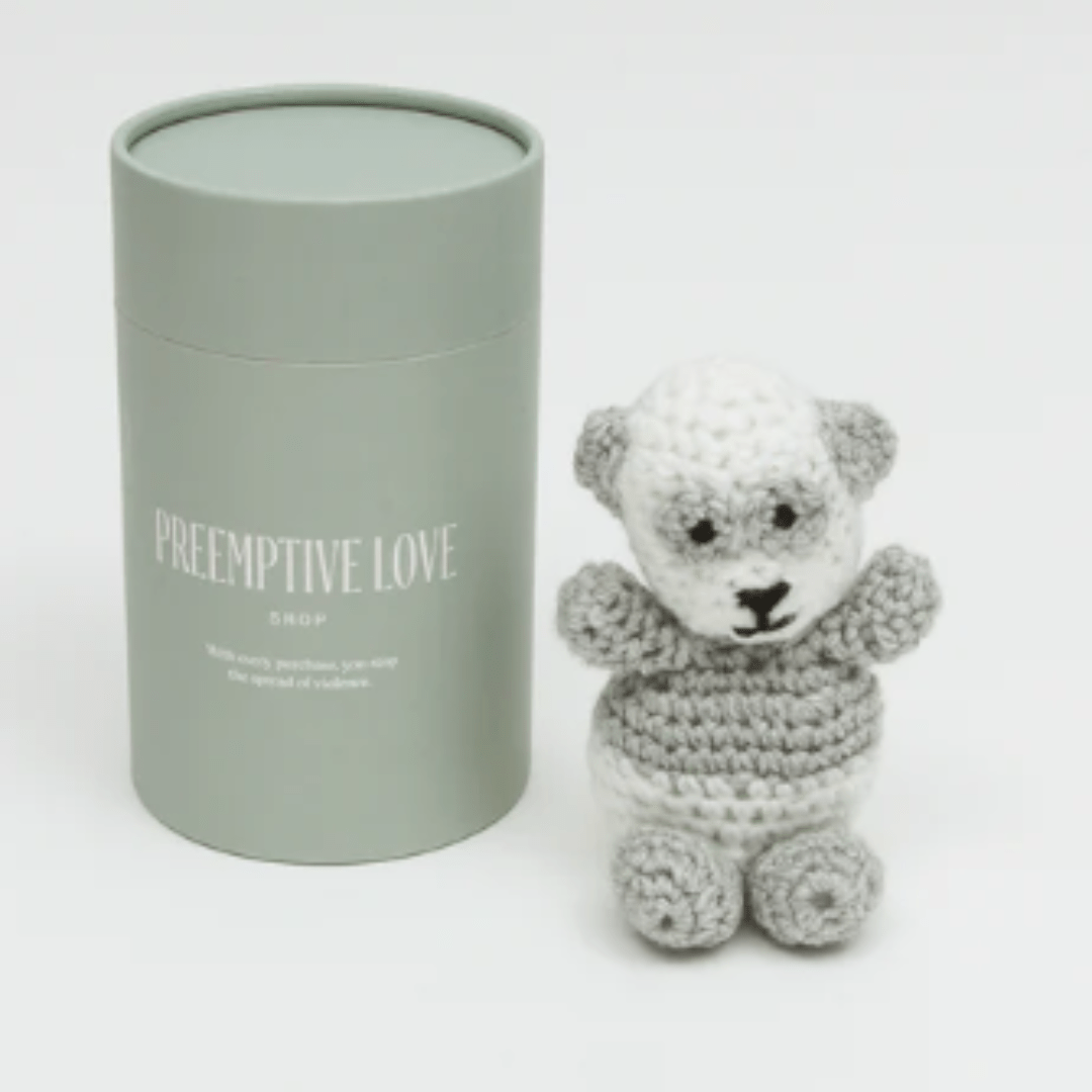 Hand-Stitched Stuffed Small Panda by Preemptive Love - The Kindness Cause