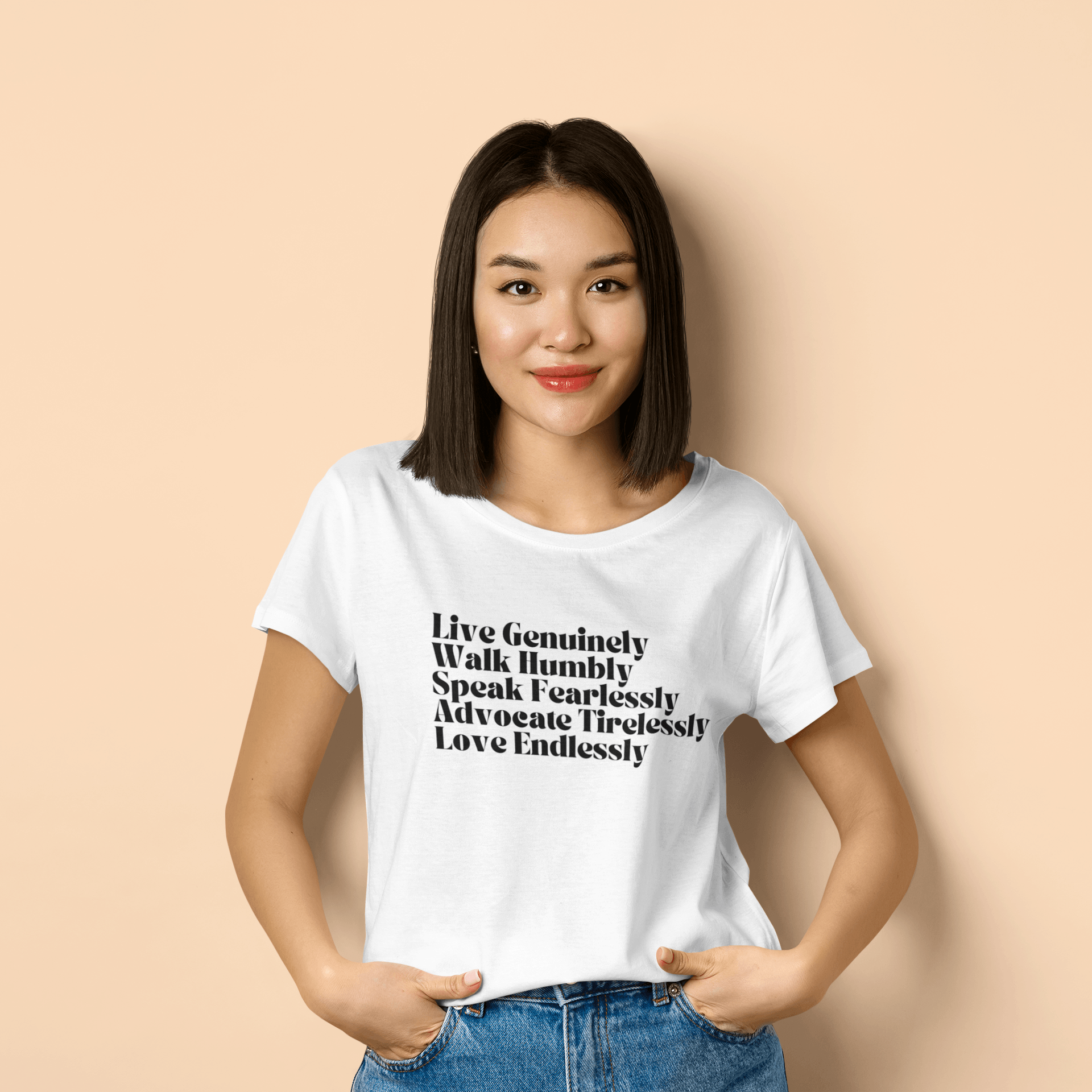 Live Genuinely Unisex Soft Style T-Shirt - The Kindness Cause