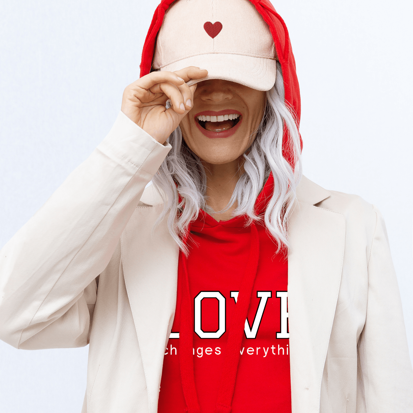 Love Changes Everything Embroidered Unisex Hoodie - The Kindness Cause