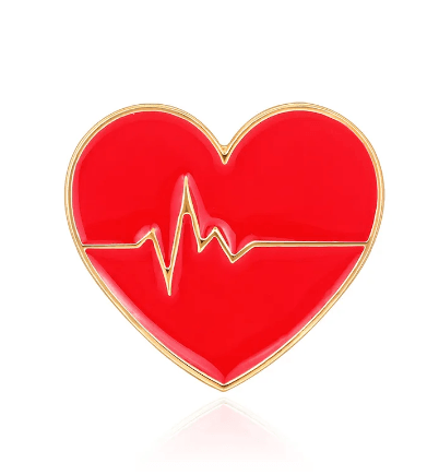 Medical Heart Enamel Pin - The Kindness Cause