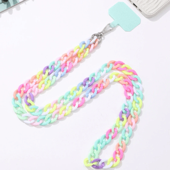 Multi-Color Crossbody Phone Lanyard/Chain, Hands-Free Cell Phone Strap - The Kindness Cause