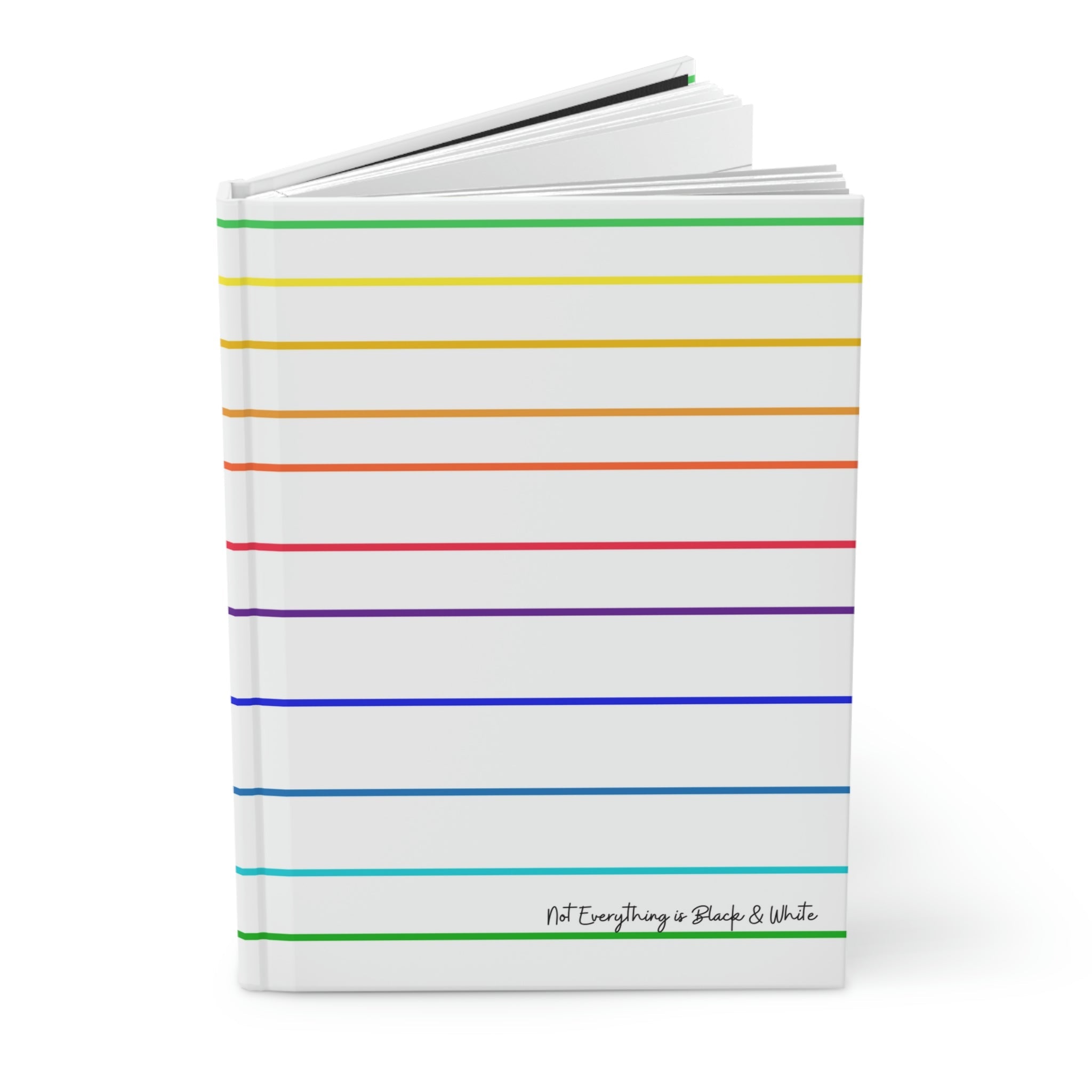 Not Everything Is Black & White Hardcover Matte Journal - The Kindness Cause