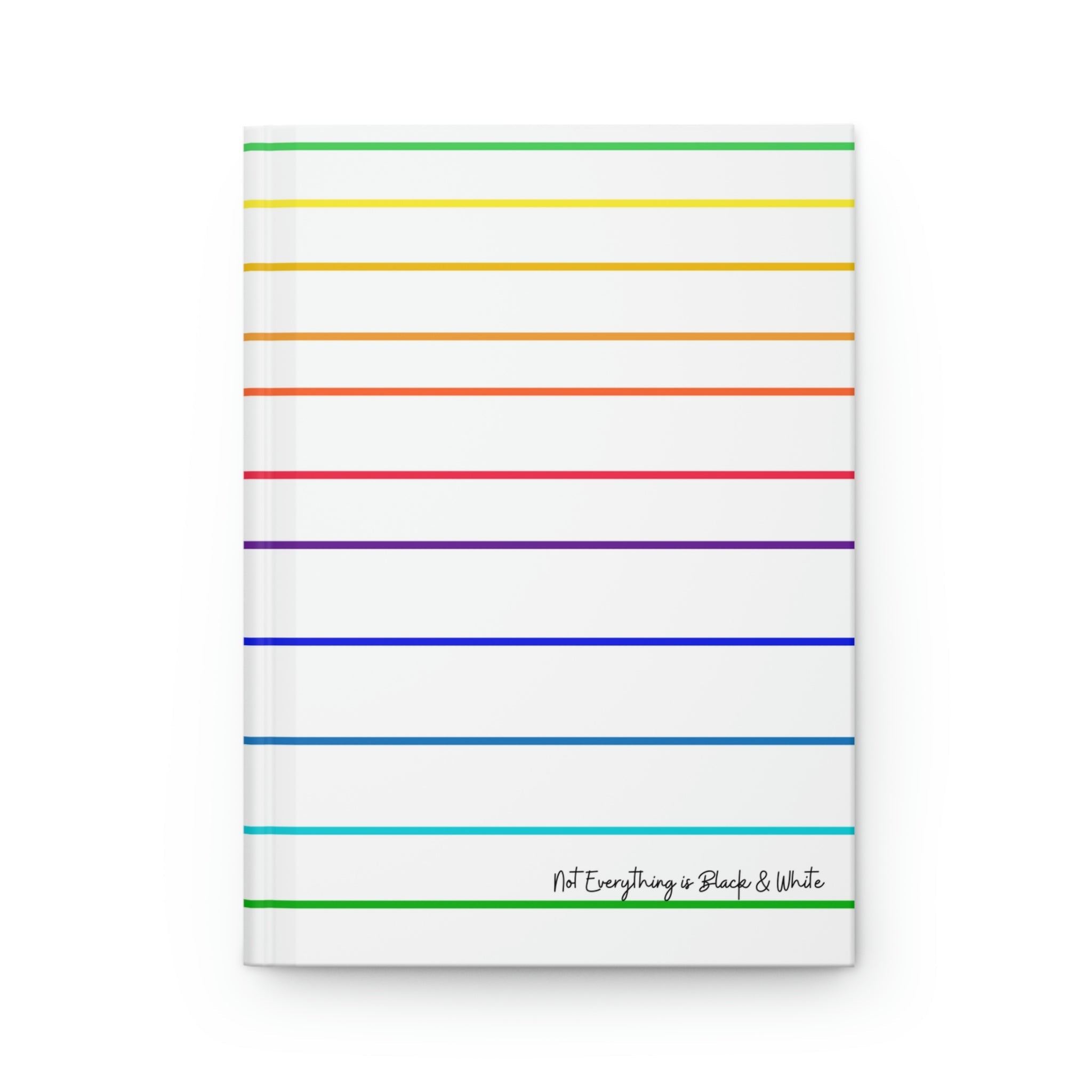 Not Everything Is Black & White Hardcover Matte Journal - The Kindness Cause