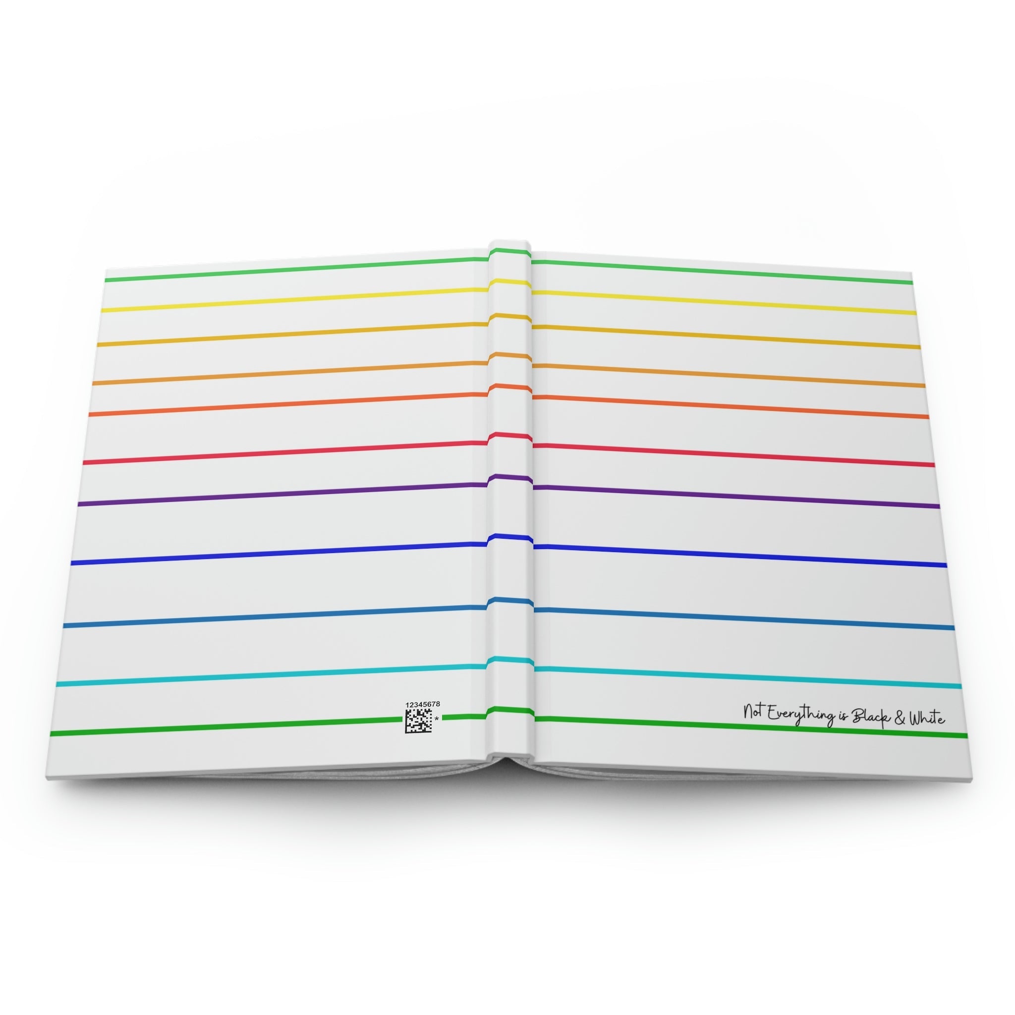 Not Everything Is Black & White Hardcover Matte Journal - The Kindness Cause