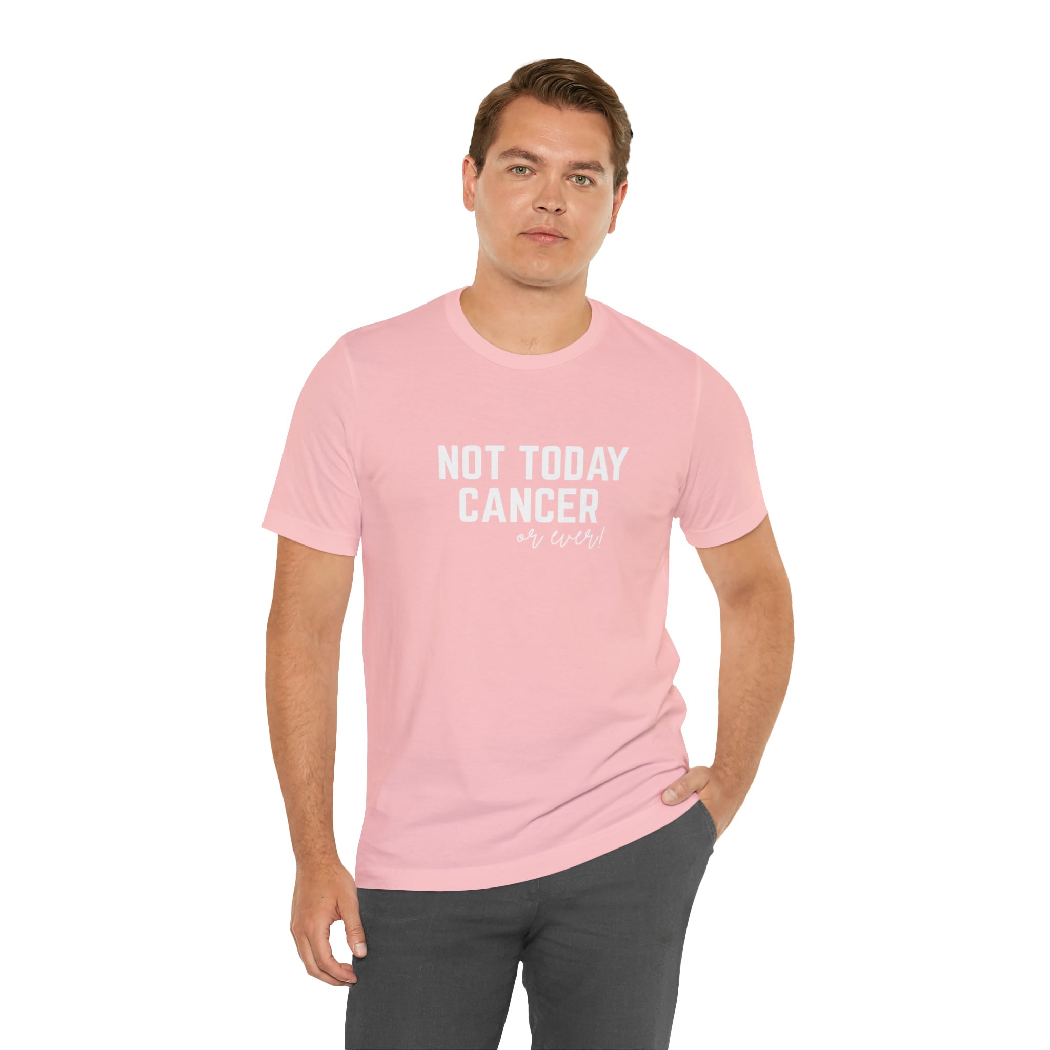 Not Today Cancer Unisex Jersey Short Sleeve Tee - The Kindness Cause