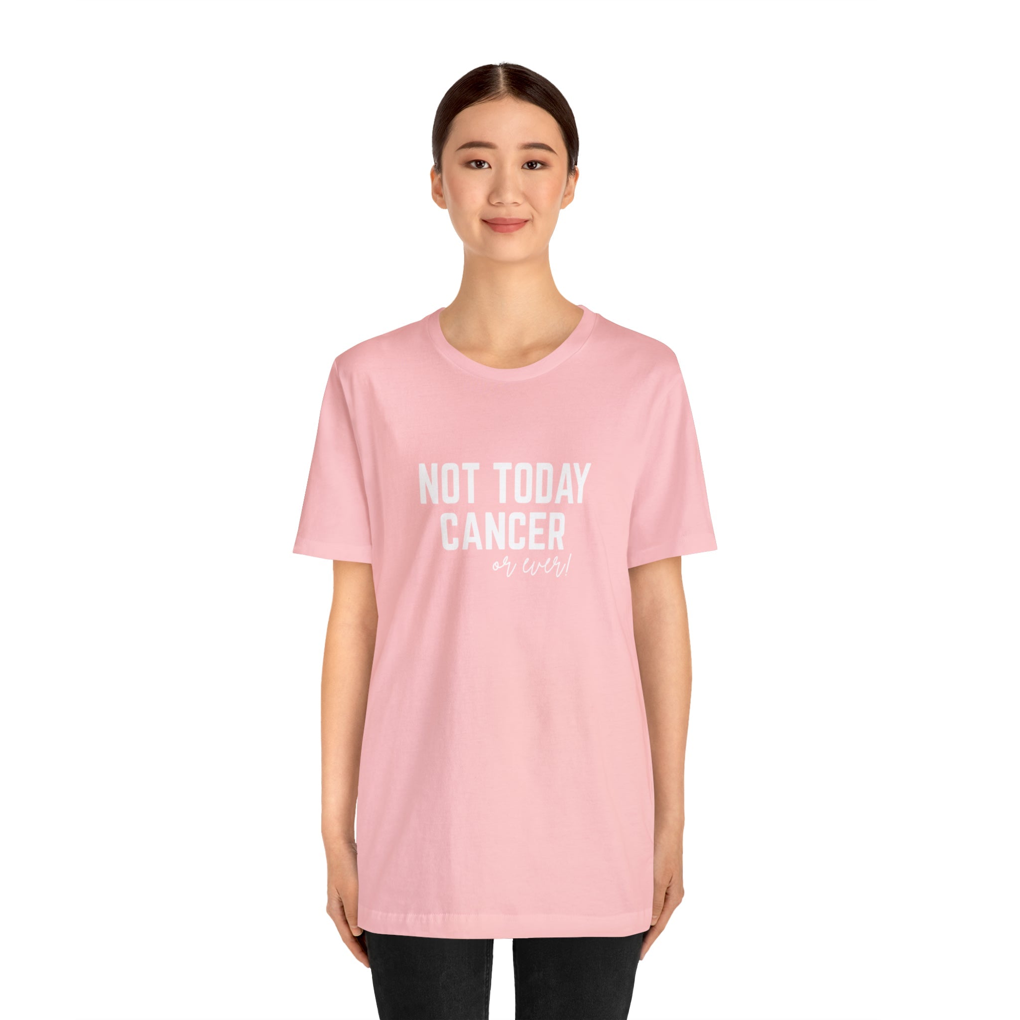 Not Today Cancer Unisex Jersey Short Sleeve Tee - The Kindness Cause