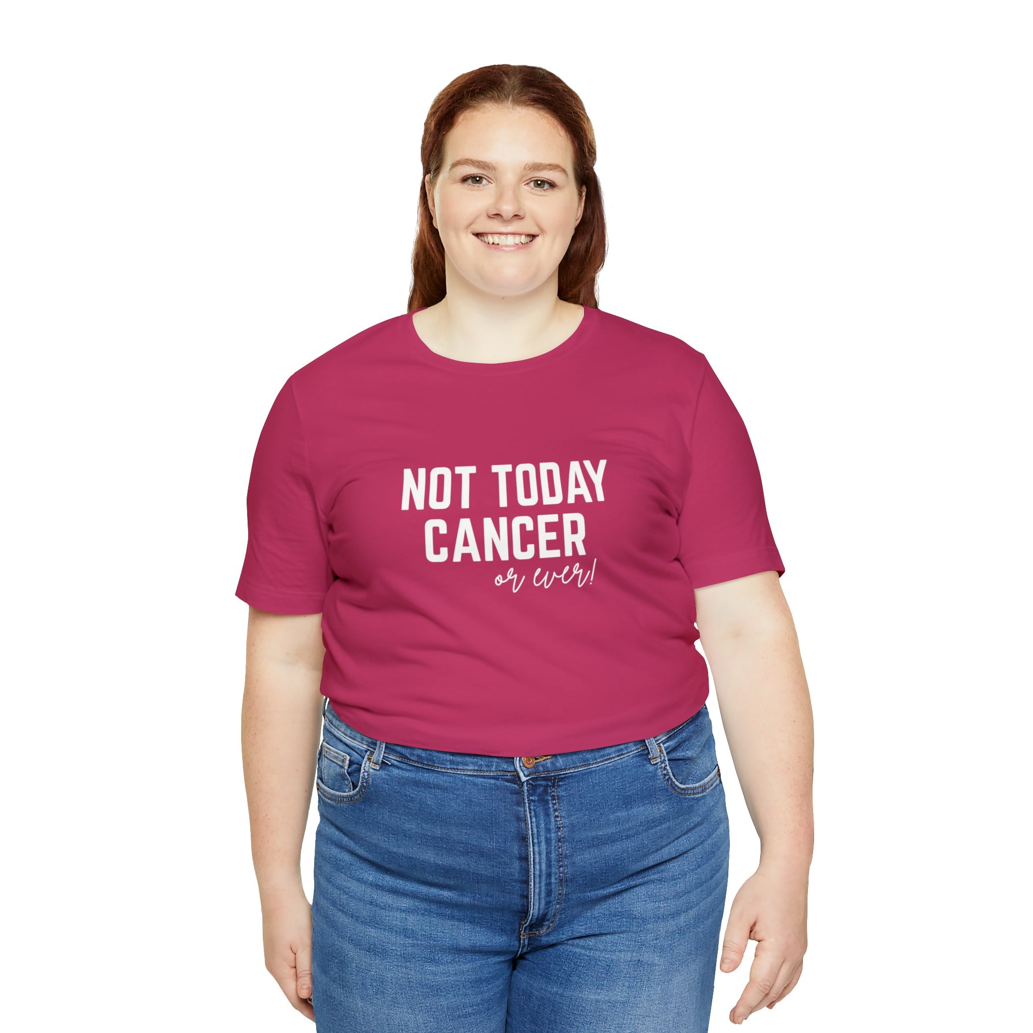 Not Today Cancer Unisex Jersey Short Sleeve Tee - The Kindness Cause