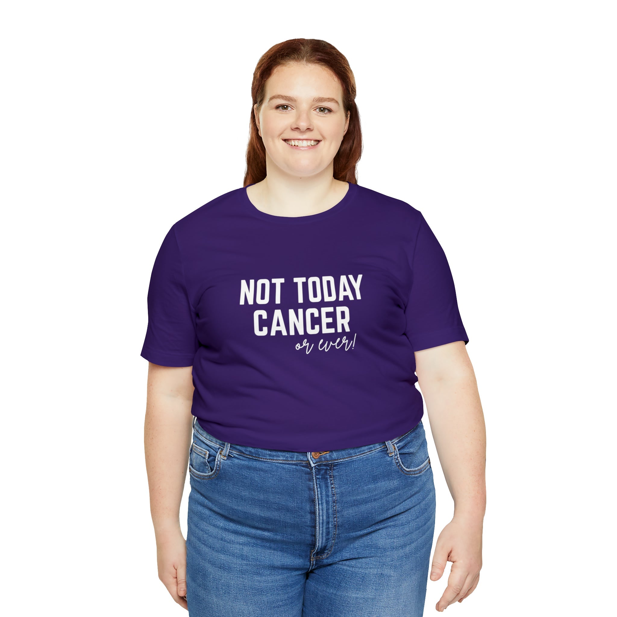 Not Today Cancer Unisex Jersey Short Sleeve Tee - The Kindness Cause