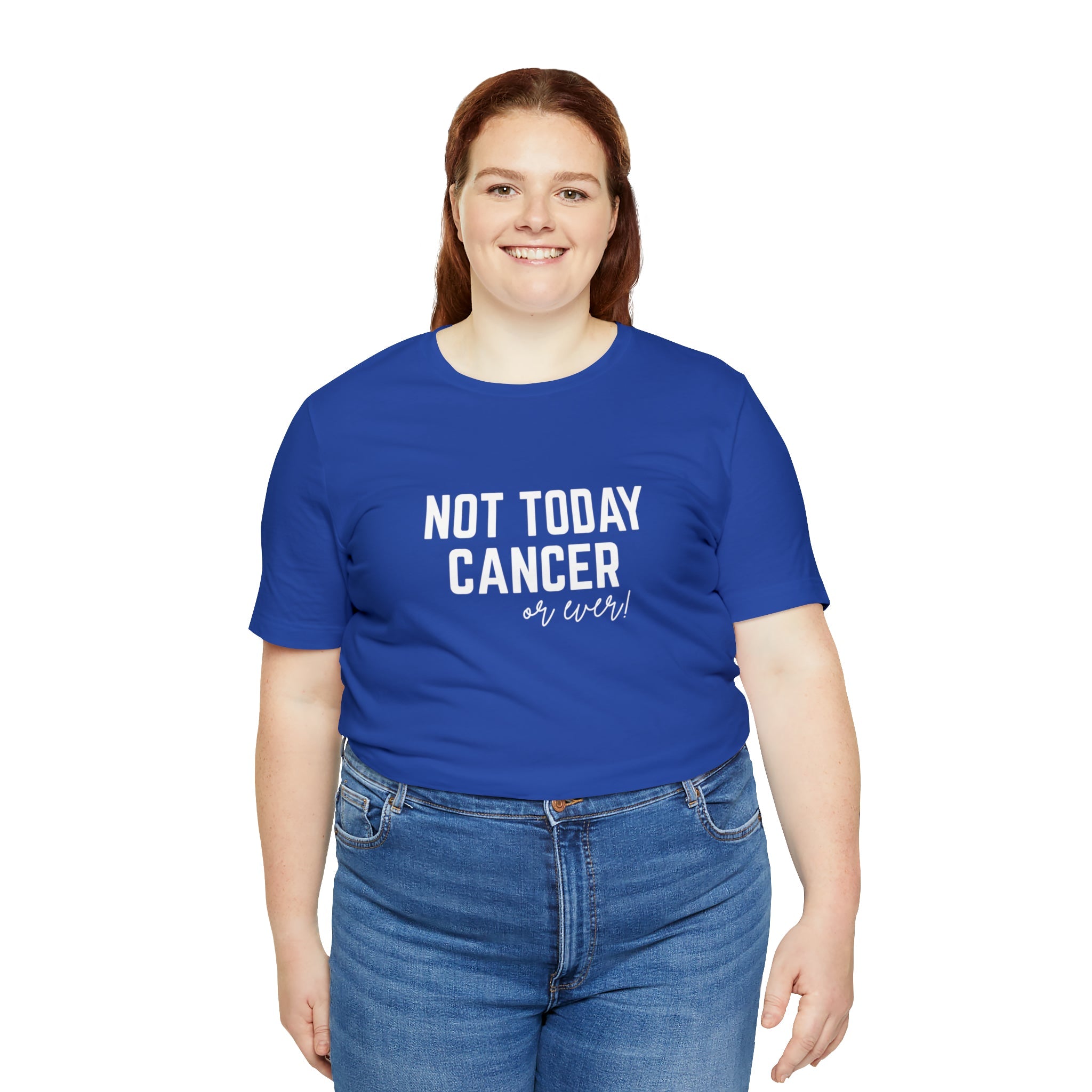 Not Today Cancer Unisex Jersey Short Sleeve Tee - The Kindness Cause
