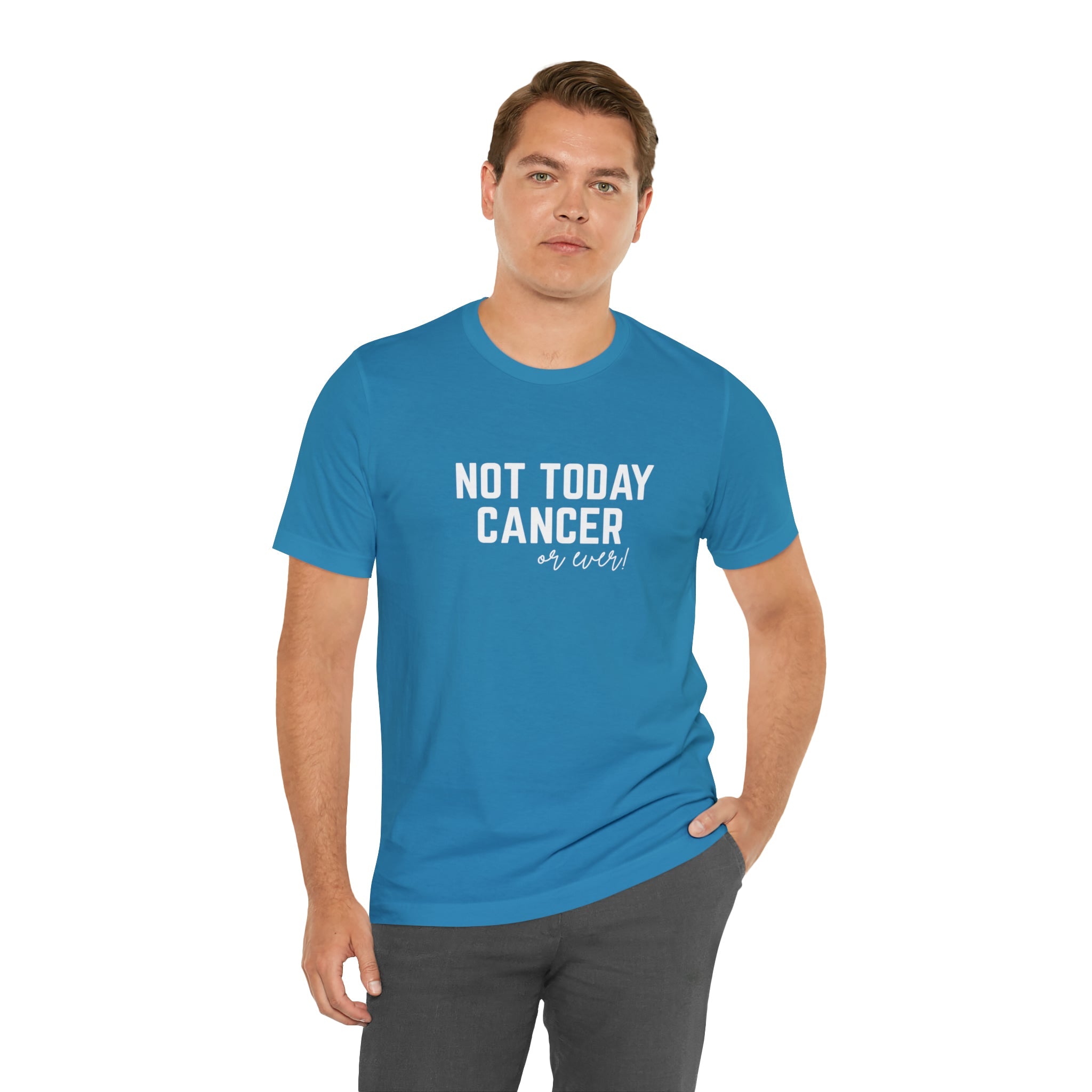 Not Today Cancer Unisex Jersey Short Sleeve Tee - The Kindness Cause