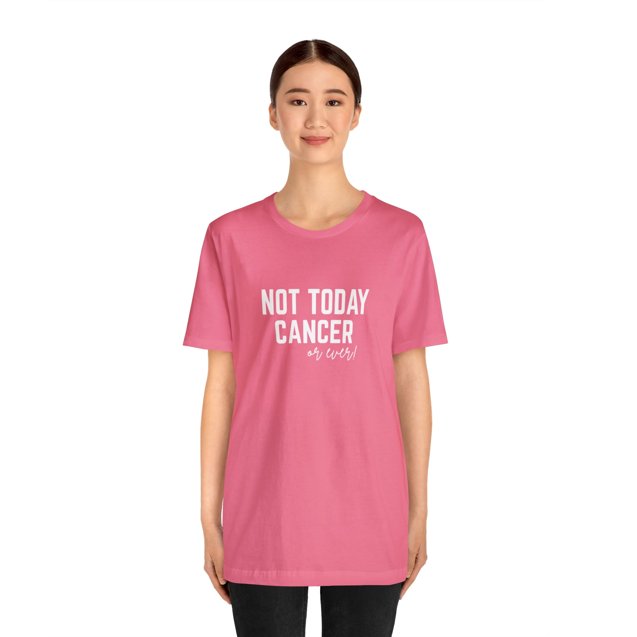 Not Today Cancer Unisex Jersey Short Sleeve Tee - The Kindness Cause