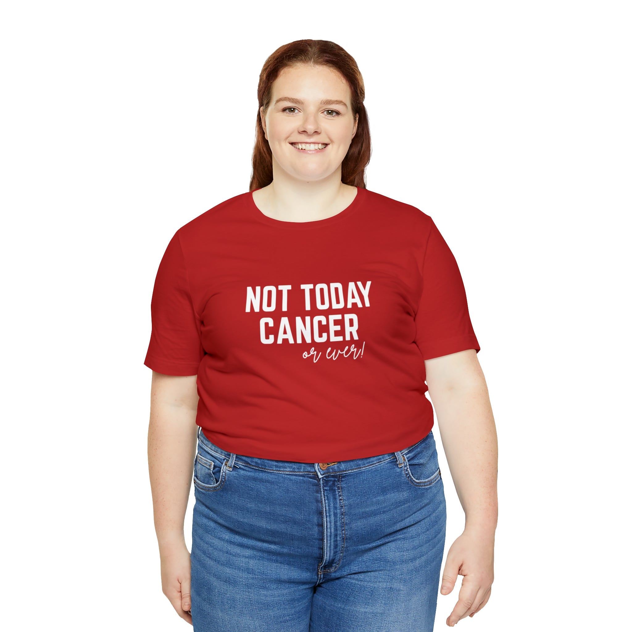 Not Today Cancer Unisex Jersey Short Sleeve Tee - The Kindness Cause