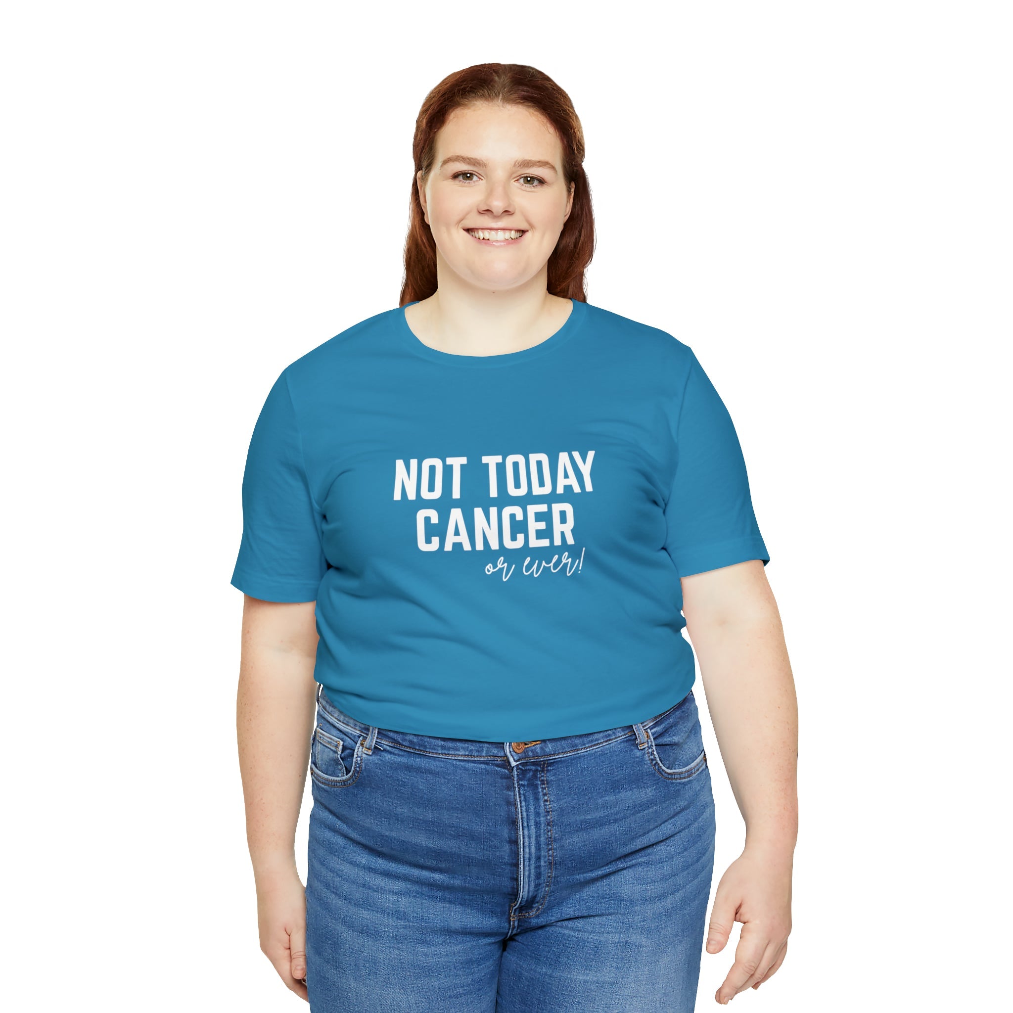 Not Today Cancer Unisex Jersey Short Sleeve Tee - The Kindness Cause