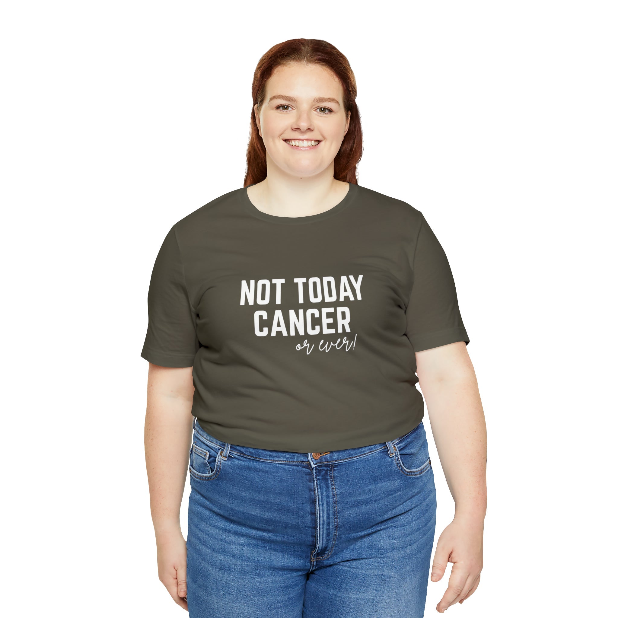 Not Today Cancer Unisex Jersey Short Sleeve Tee - The Kindness Cause