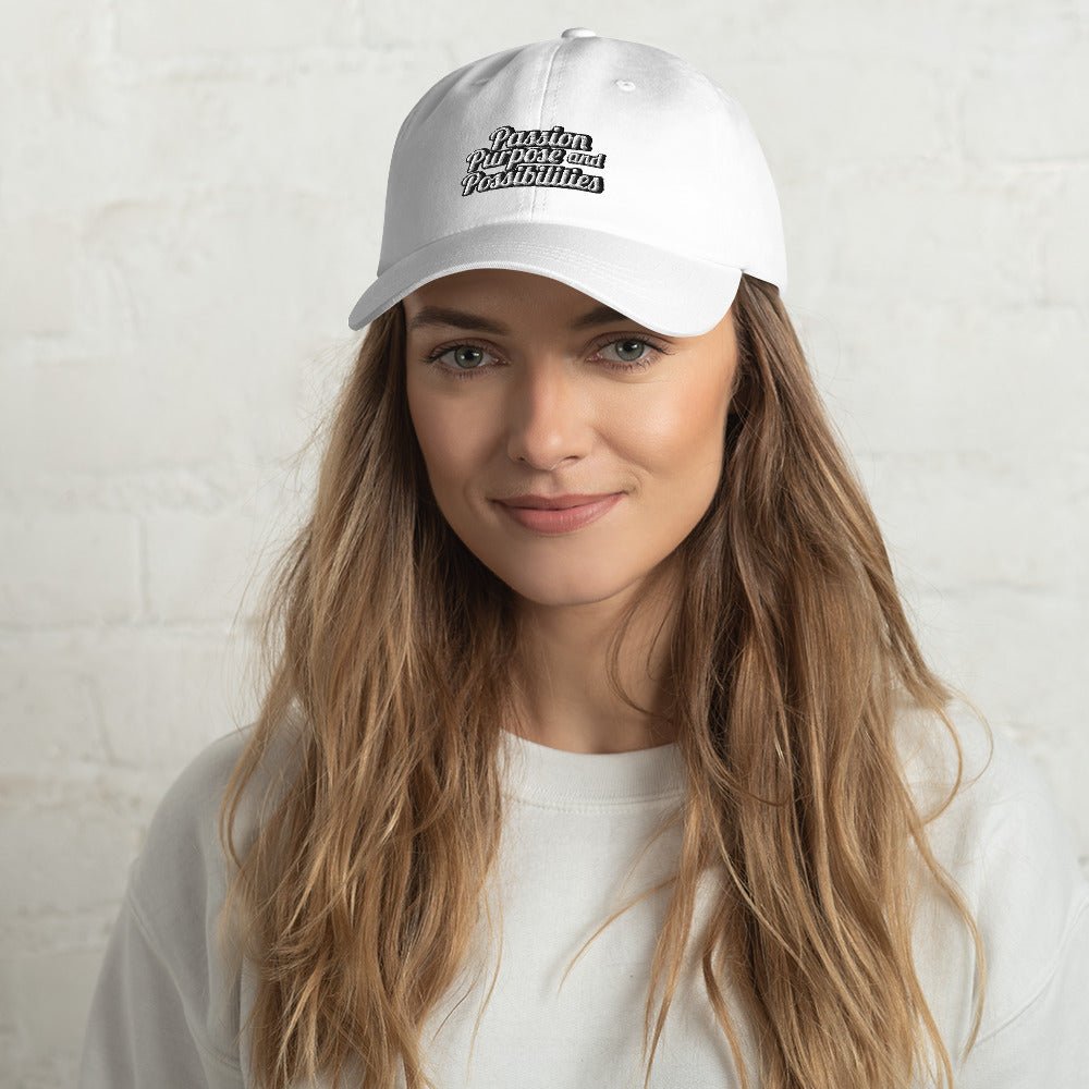 Passion Purpose and Possibilities Embroidered Dad Hat - The Kindness Cause