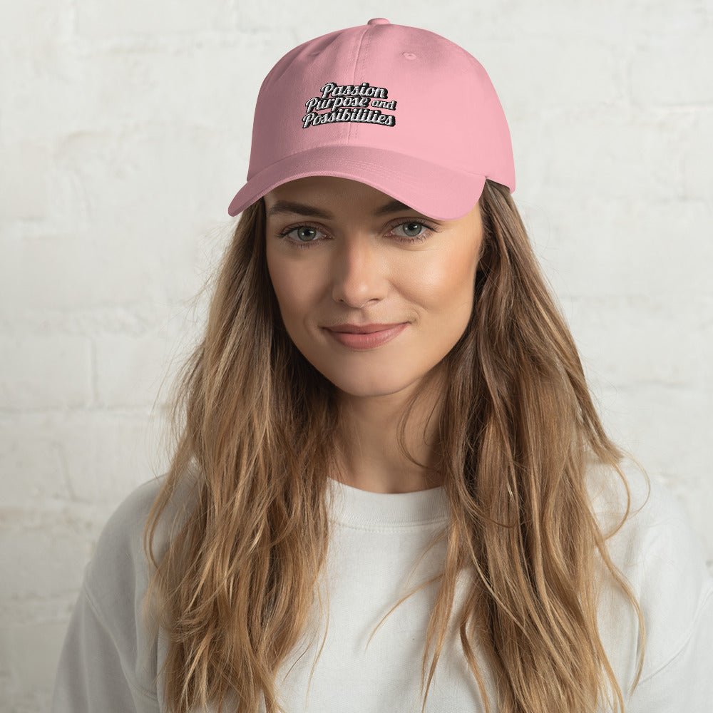Passion Purpose and Possibilities Embroidered Dad Hat - The Kindness Cause