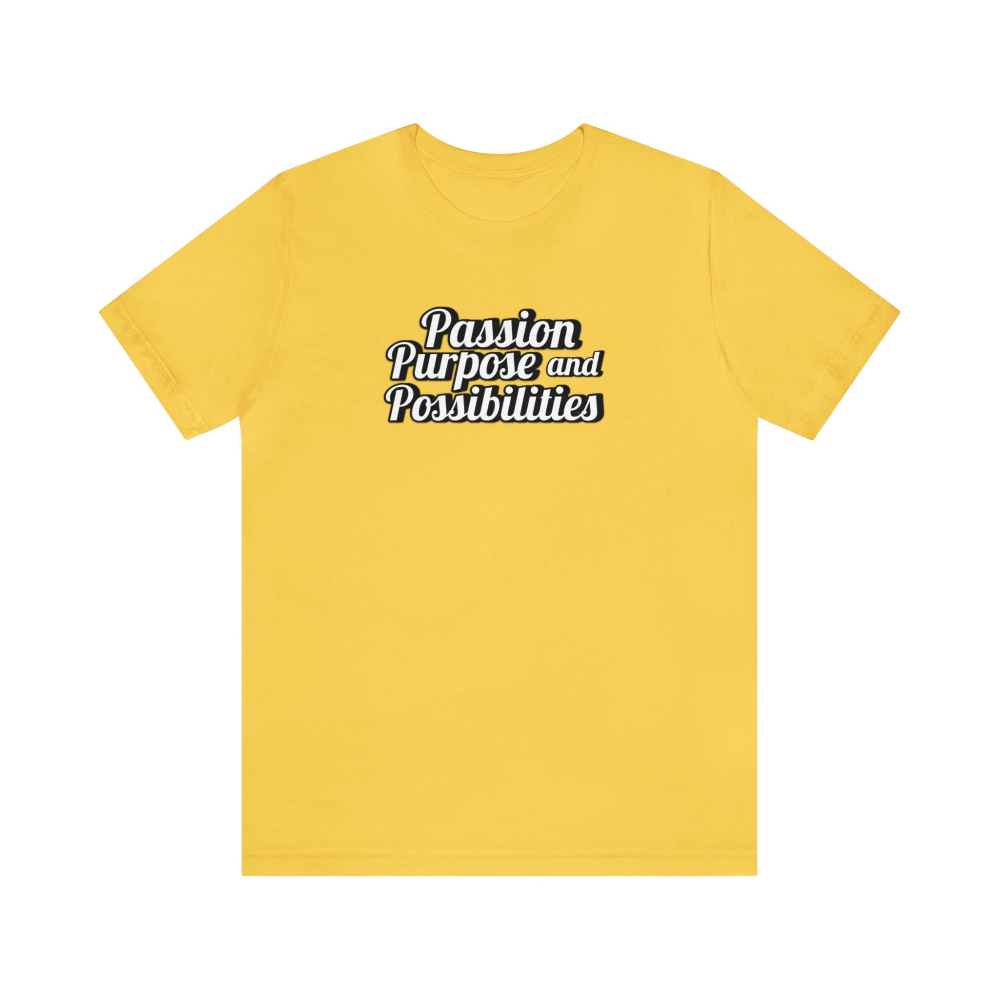 Passion Purpose and Possibilities Podcast Unisex Tee - The Kindness Cause