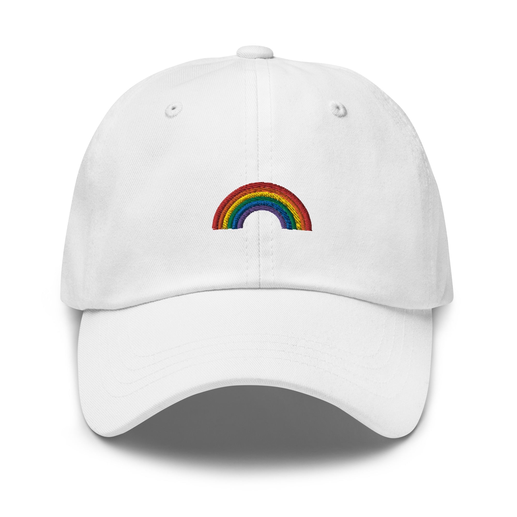 Pride Rainbow Embroidered Dad Hat - The Kindness Cause