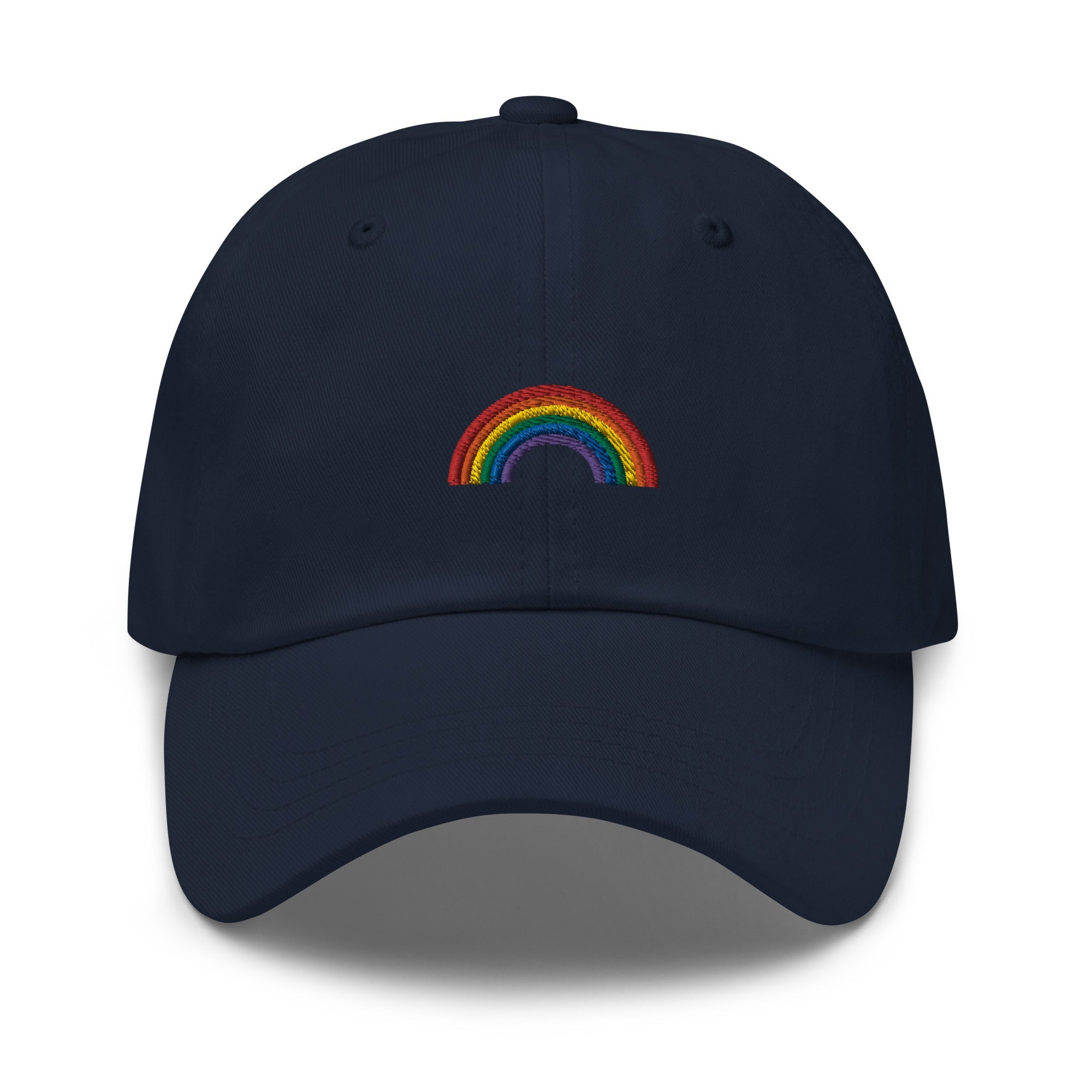 Pride Rainbow Embroidered Dad Hat - The Kindness Cause