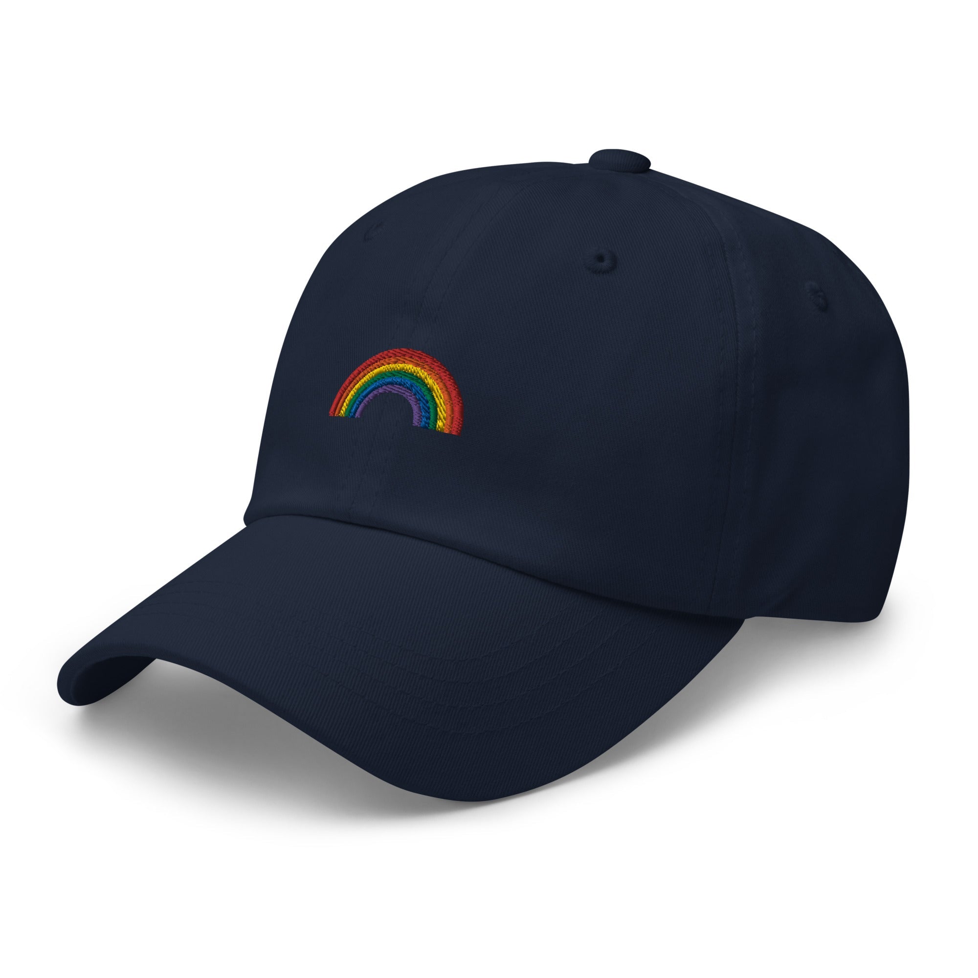 Pride Rainbow Embroidered Dad Hat - The Kindness Cause
