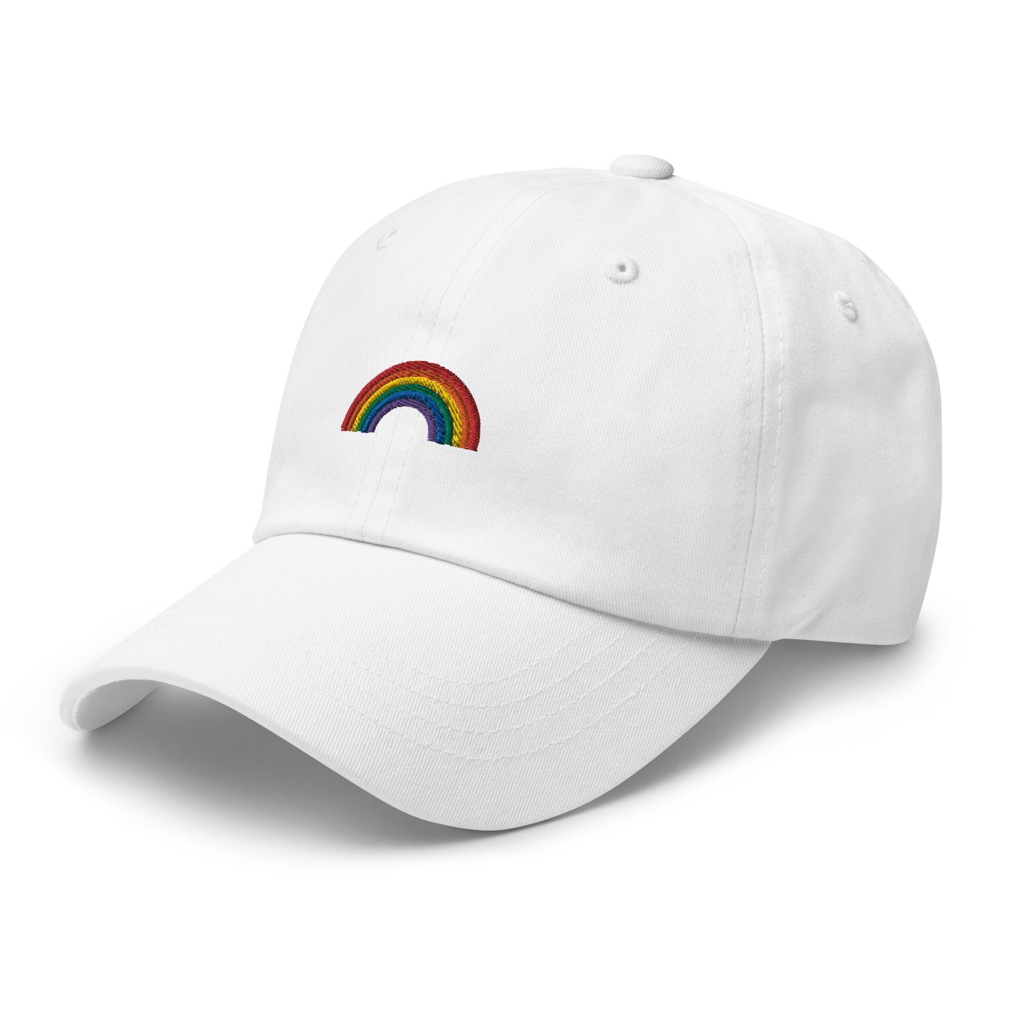 Pride Rainbow Embroidered Dad Hat - The Kindness Cause