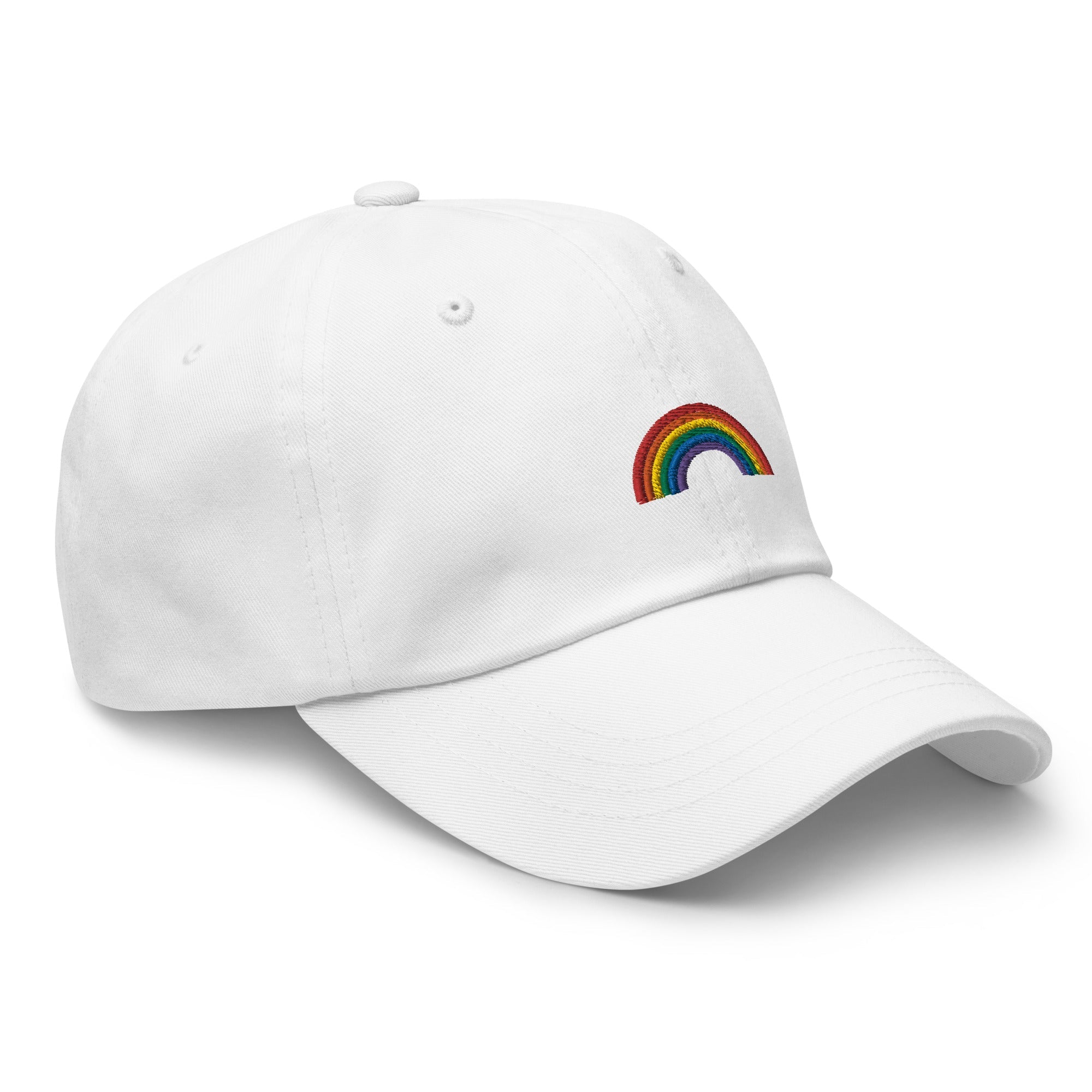 Pride Rainbow Embroidered Dad Hat - The Kindness Cause
