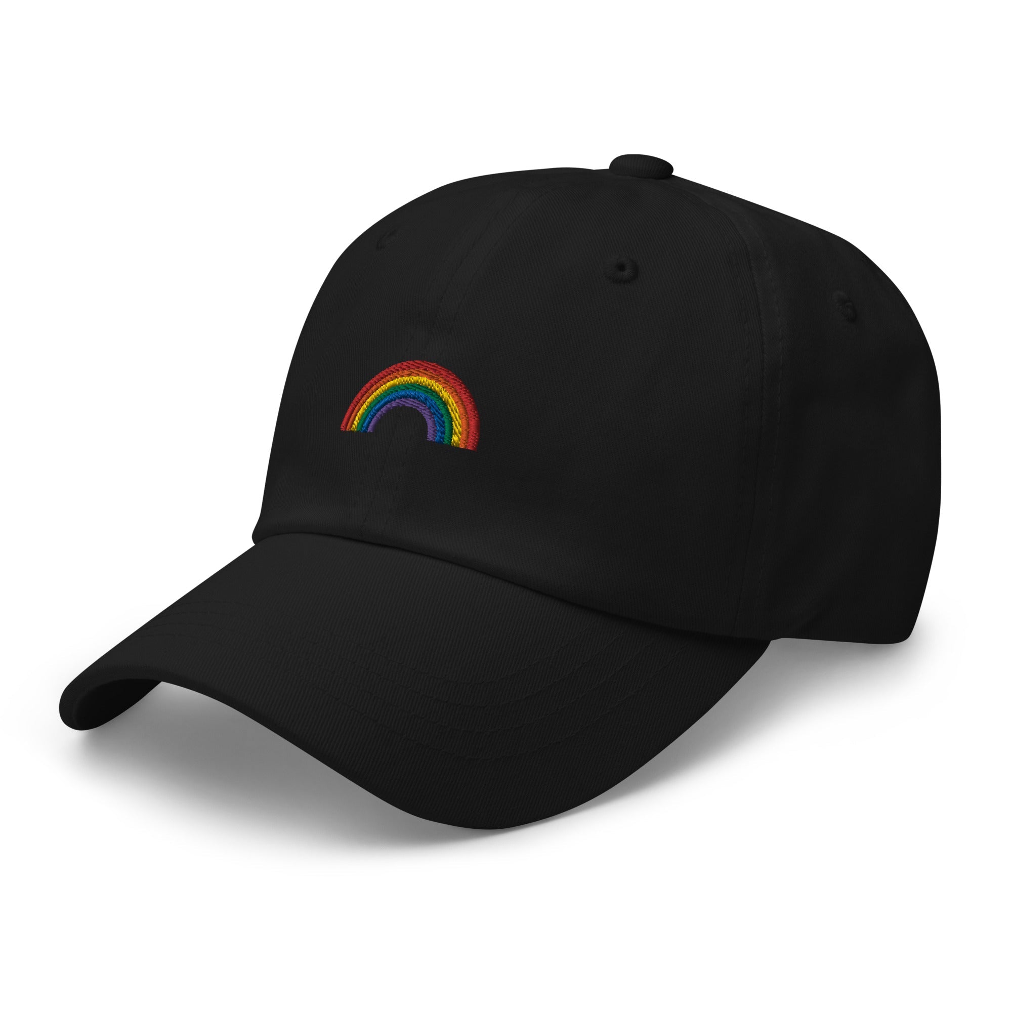 Pride Rainbow Embroidered Dad Hat - The Kindness Cause