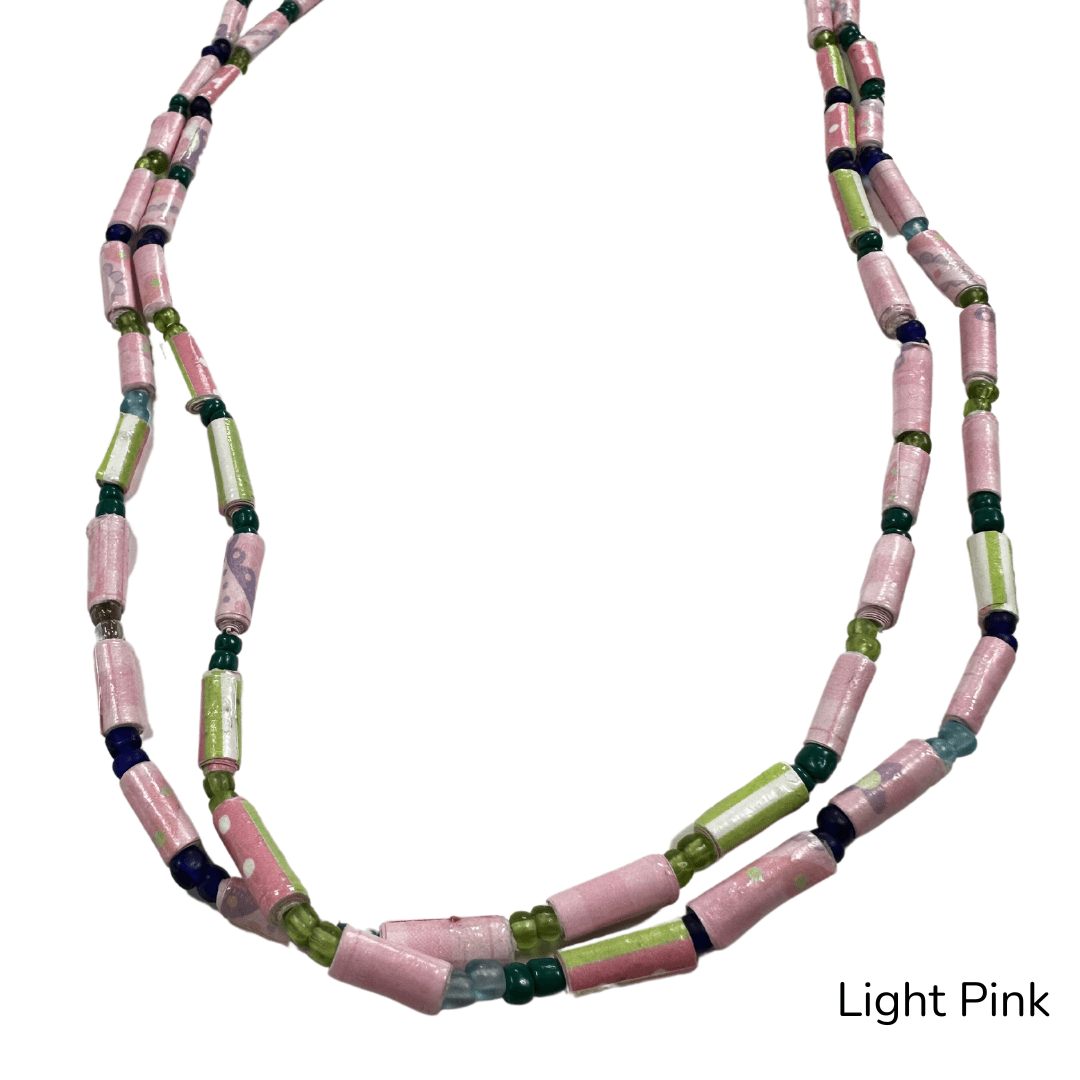 Refugee Made Paper Bead Necklaces - The Kindness Cause