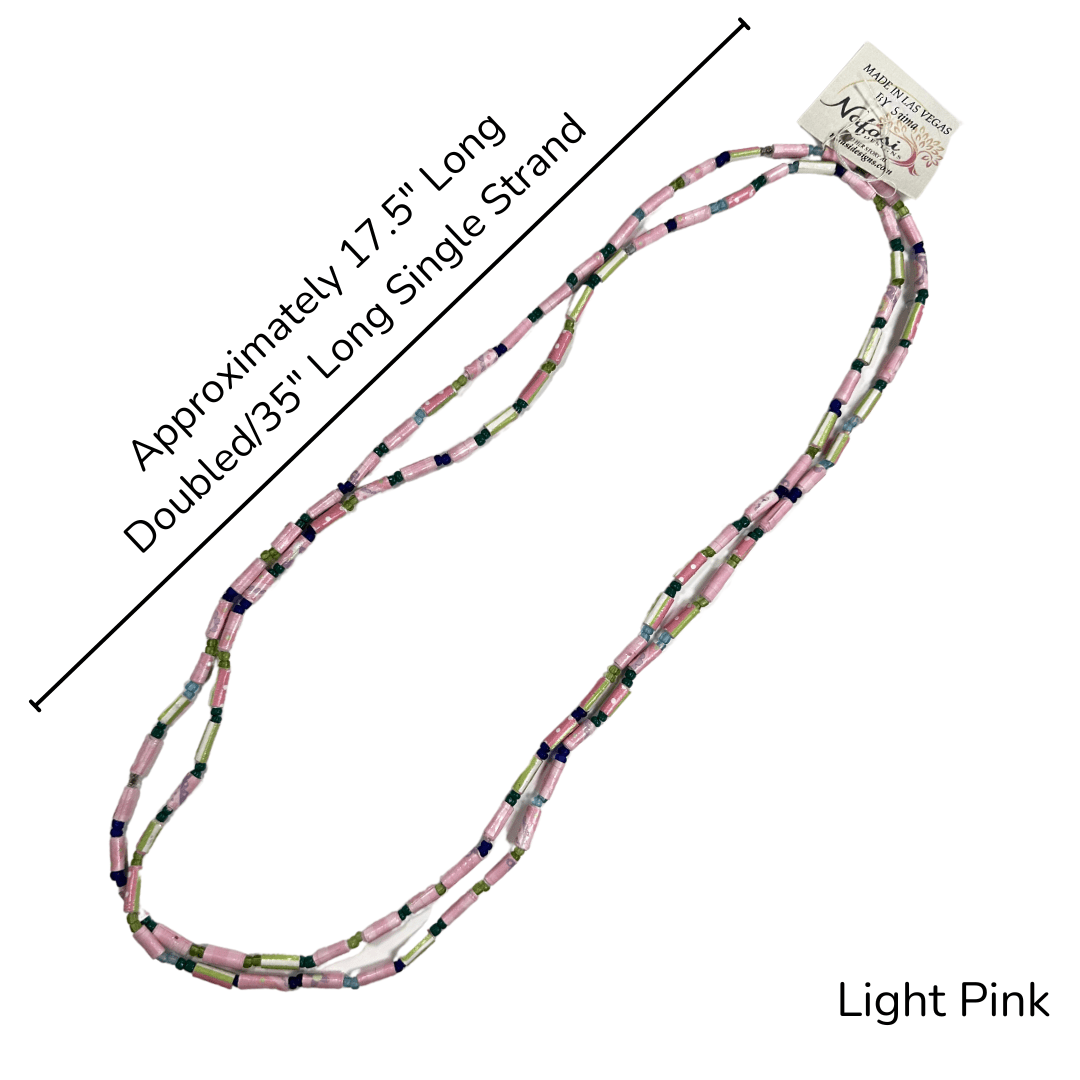 Refugee Made Paper Bead Necklaces - The Kindness Cause