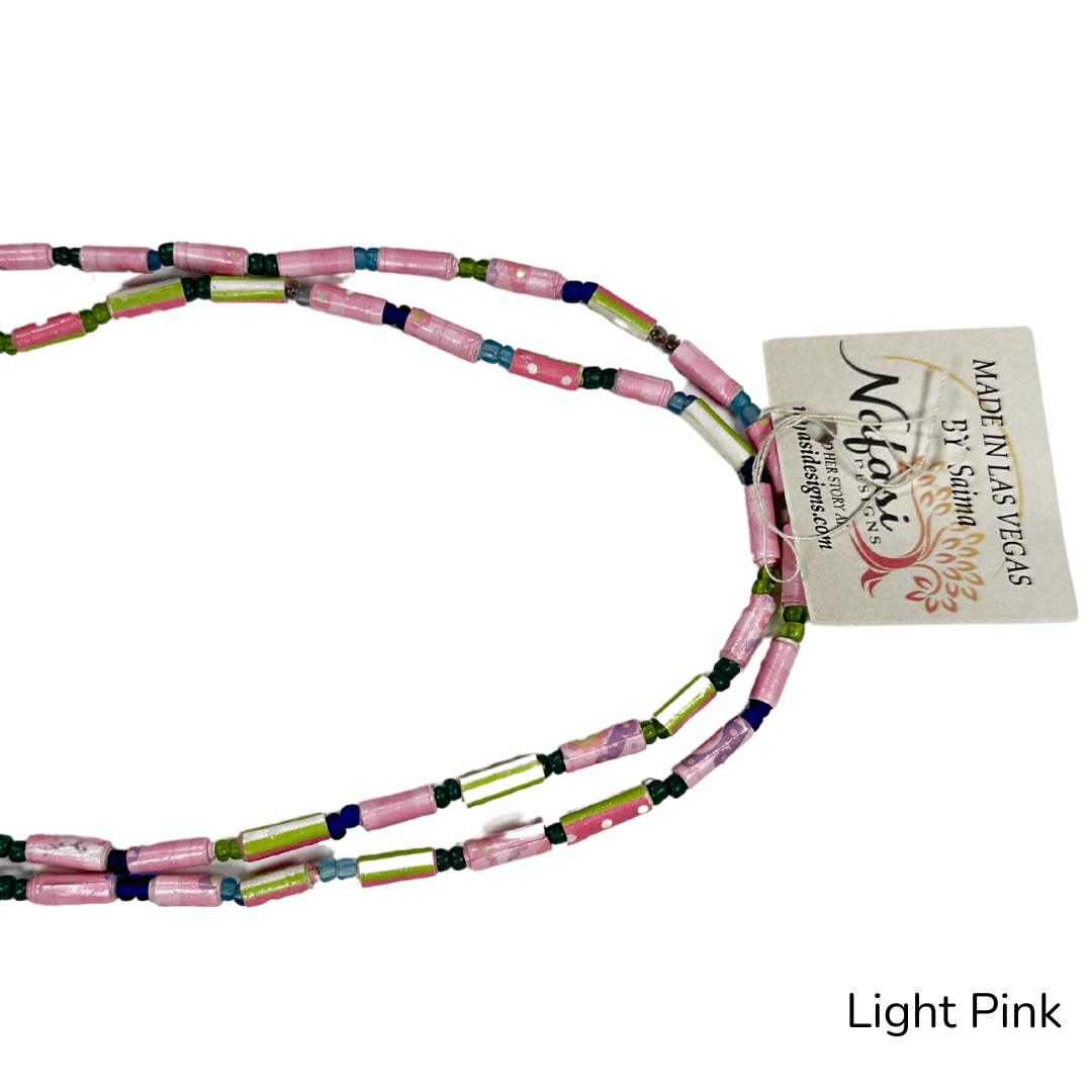 Refugee Made Paper Bead Necklaces - The Kindness Cause