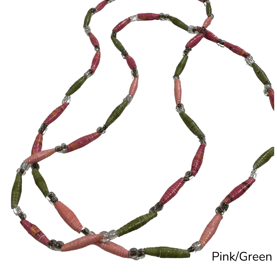 Refugee Made Paper Bead Necklaces - The Kindness Cause
