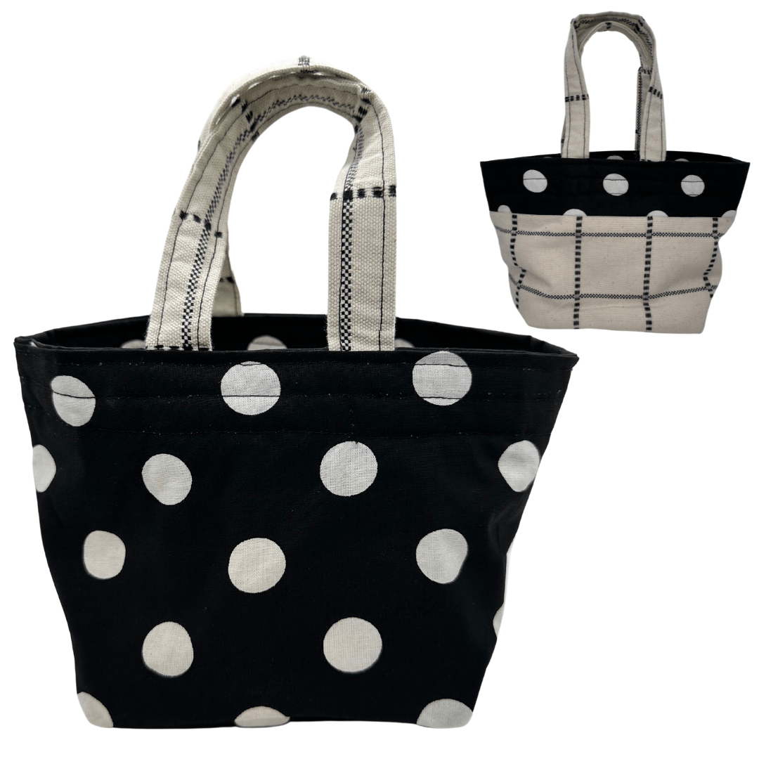 Refugee Made Reversible Small Fabric Gift Bag - The Kindness Cause