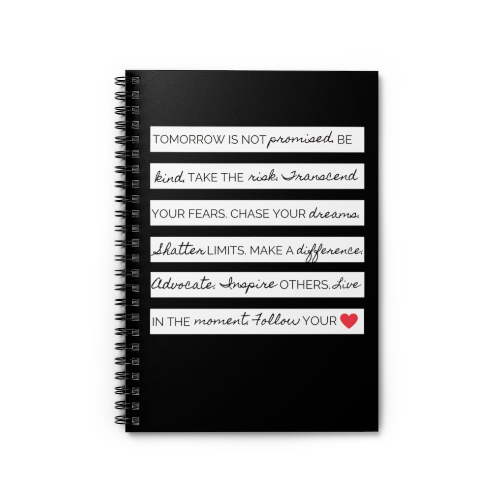 Rules to Live By Spiral Notebook - The Kindness Cause