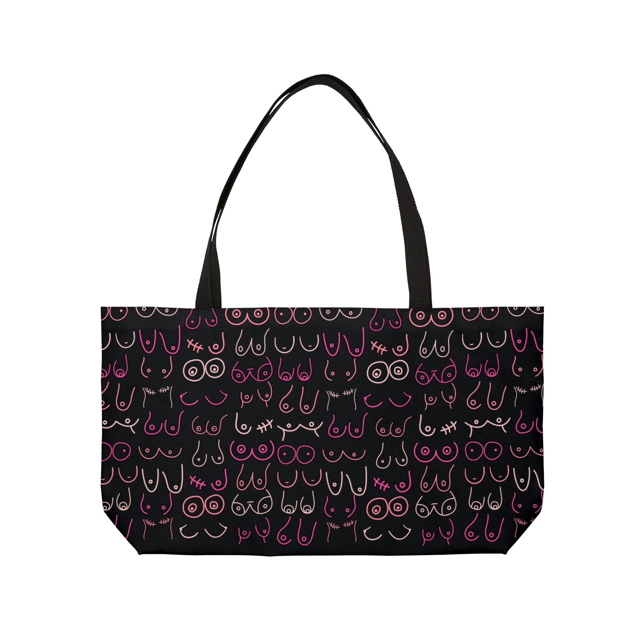 Save The Tatas Large Breast Cancer Awareness Tote Bag - The Kindness Cause
