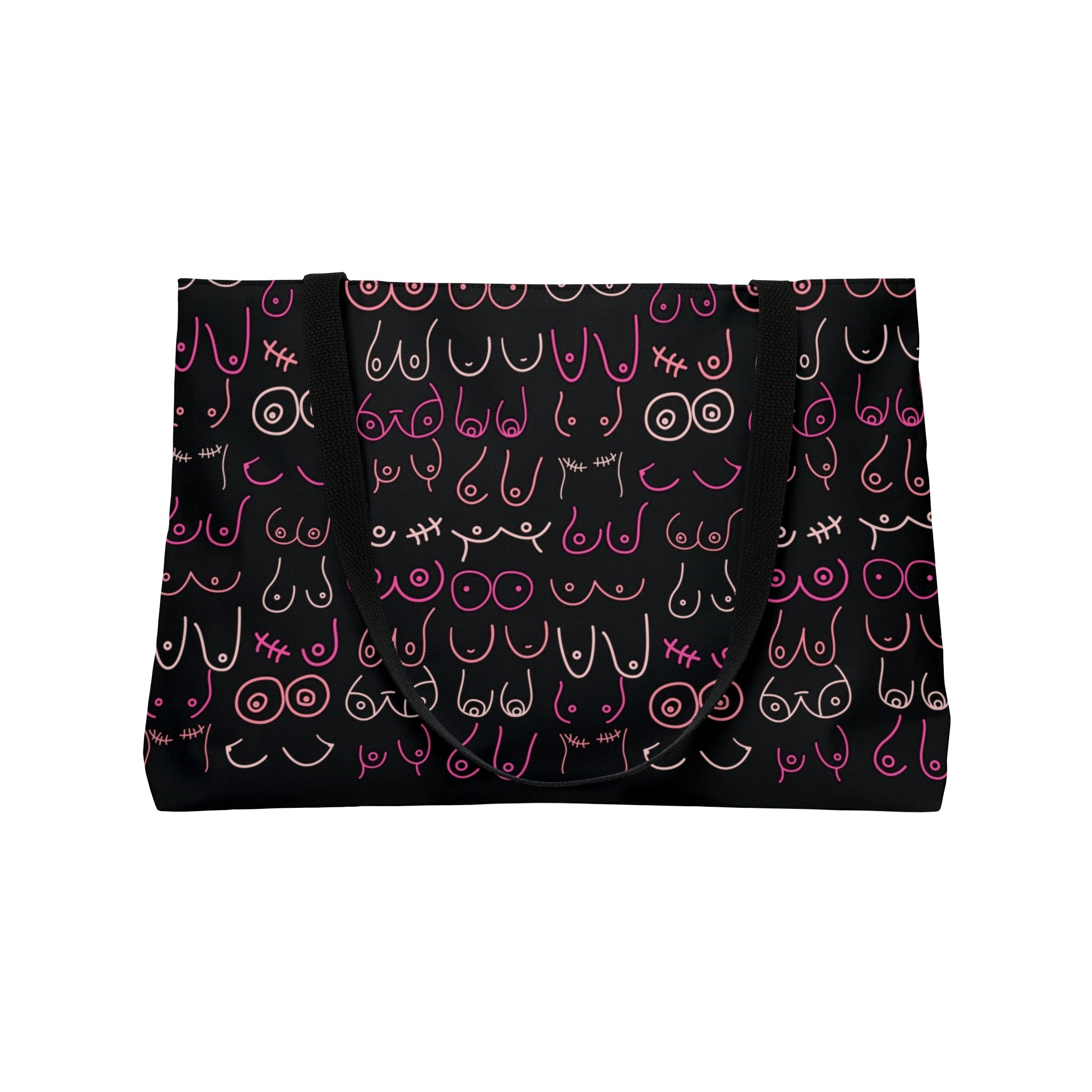 Save The Tatas Large Breast Cancer Awareness Tote Bag - The Kindness Cause