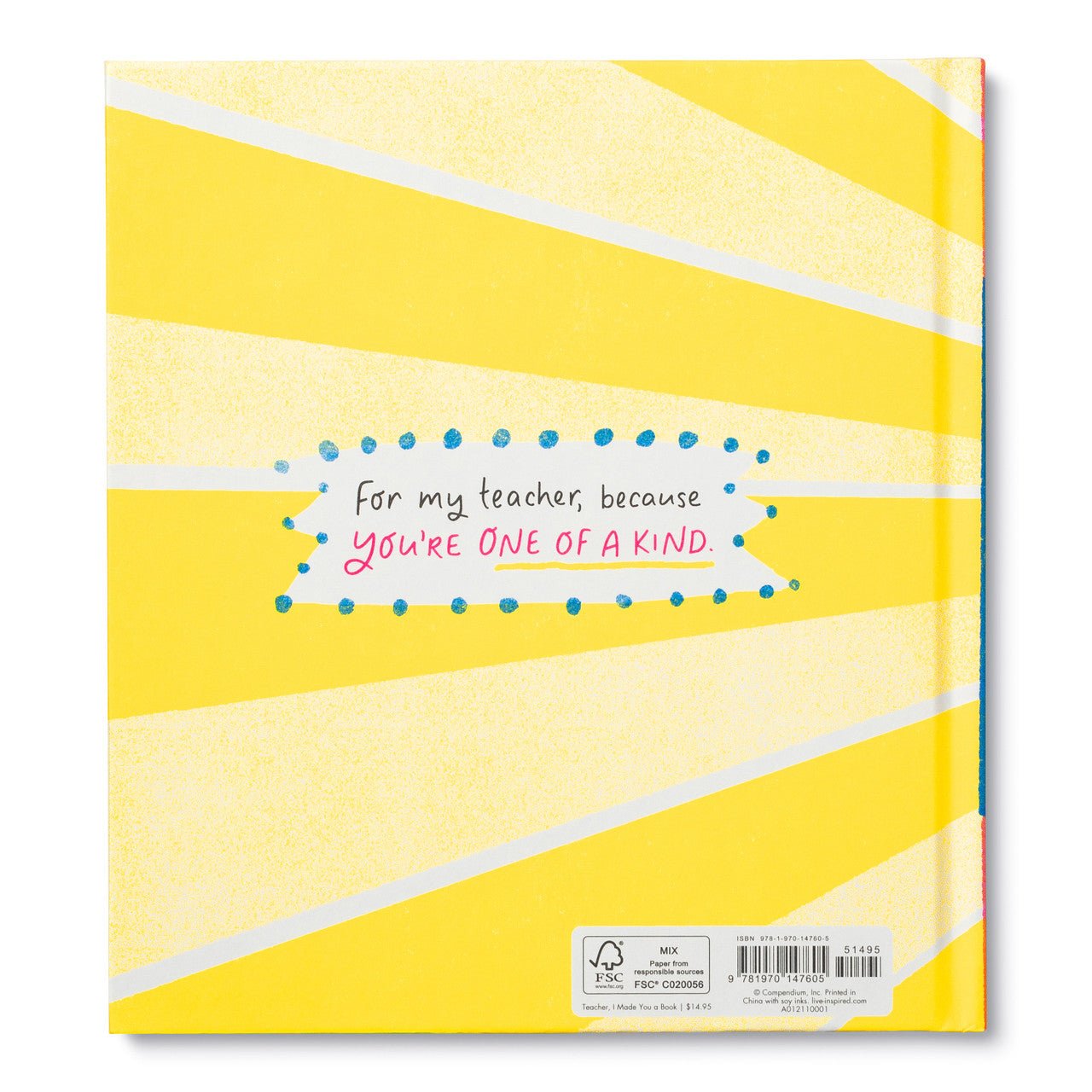 Teacher, I Made You a Book - Activity Gift Book - The Kindness Cause