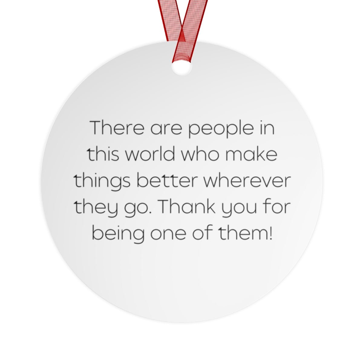 Thank You Metal Keepsake & Ornament - The Kindness Cause