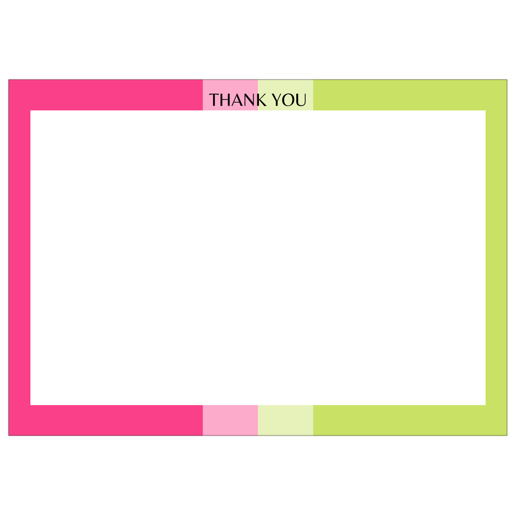 Thank You Set of 10 Flat Notecards with Envelopes - The Kindness Cause