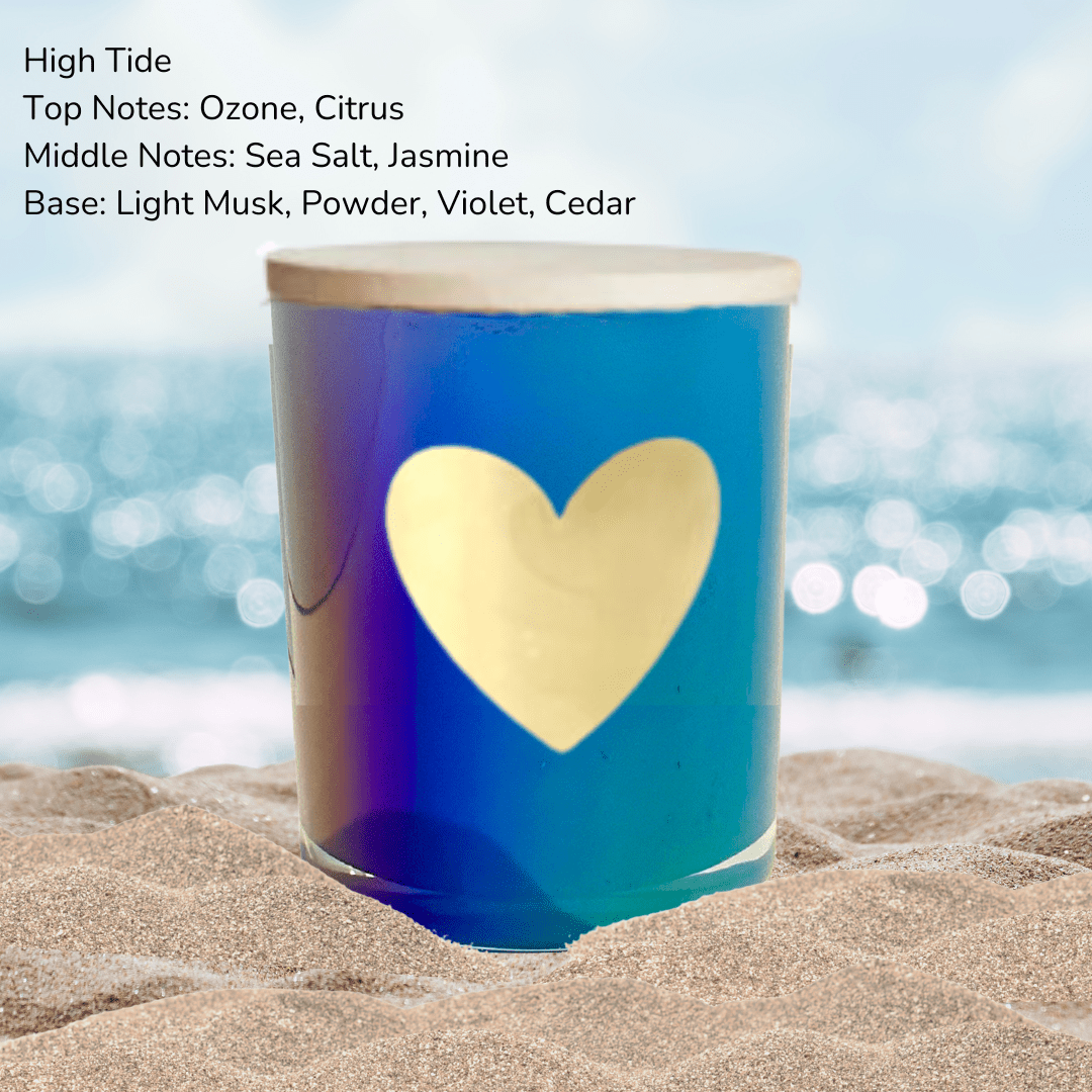 The Kindness Candle - High Tide 7.5 oz Iridescent Candle - The Kindness Cause