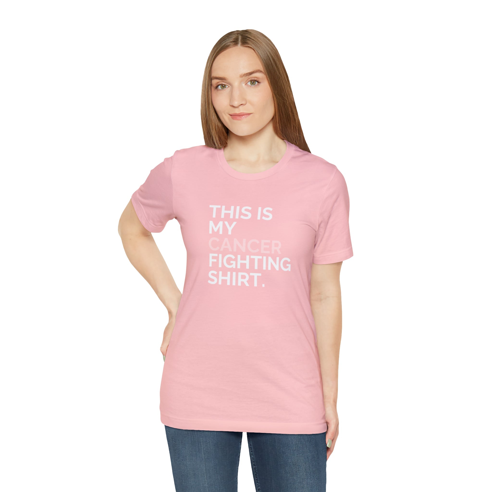 This is My Cancer Fighting Shirt Unisex Jersey Short Sleeve Tee - The Kindness Cause