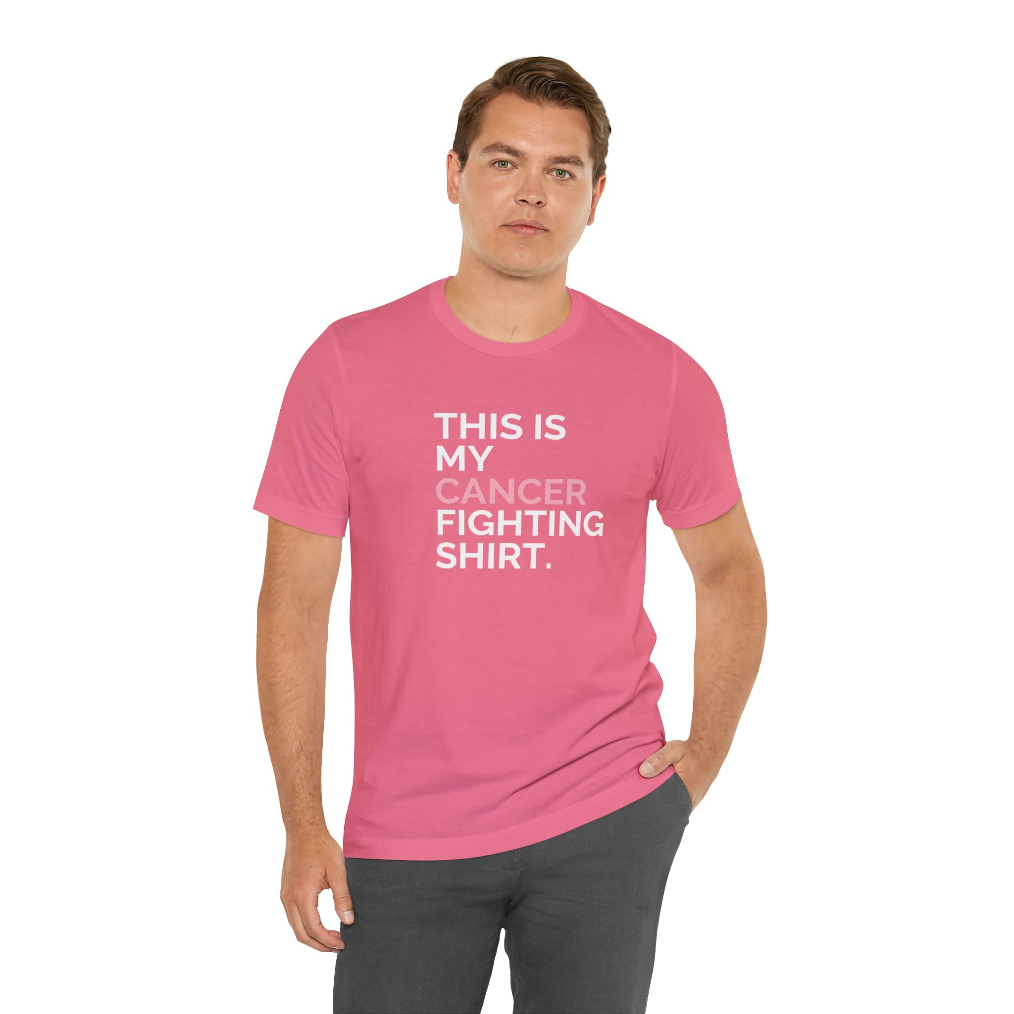 This is My Cancer Fighting Shirt Unisex Jersey Short Sleeve Tee - The Kindness Cause