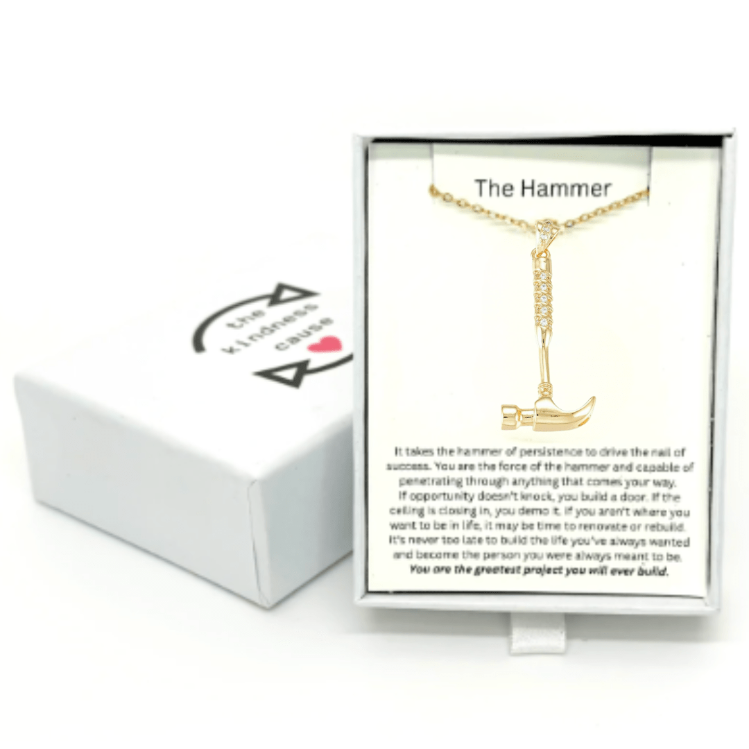Tools For Success- The Hammer Necklace - The Kindness Cause