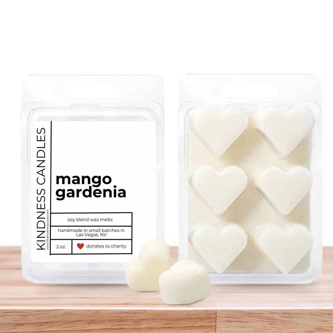 Wax Candle Melts - Mango Gardenia - The Kindness Cause