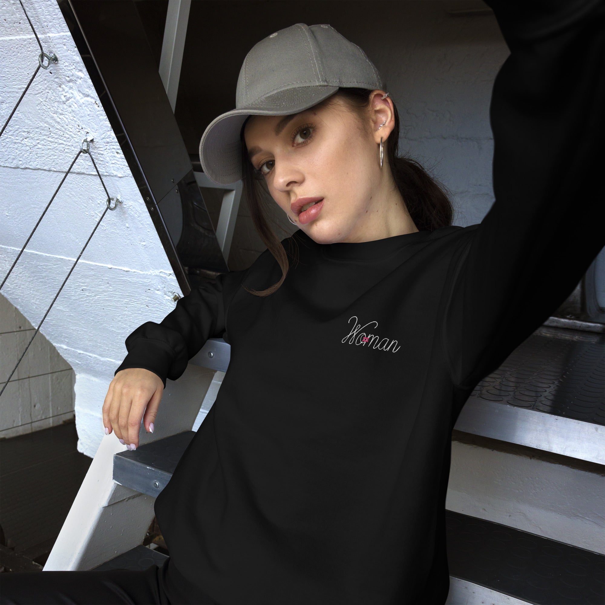 Women's Equality Embroidered Unisex Sweatshirt - The Kindness Cause