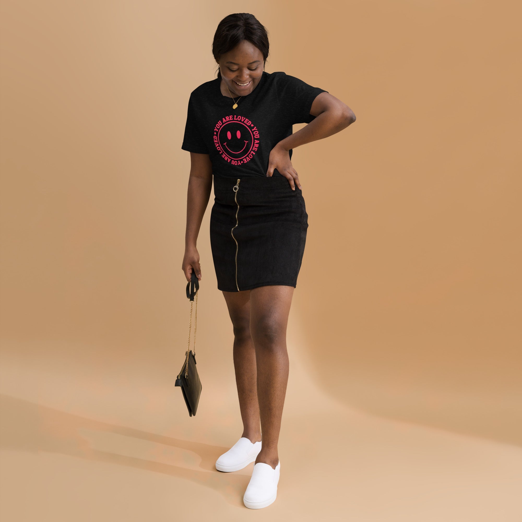 You Are Loved Smiley Face Unisex T-shirt - The Kindness Cause