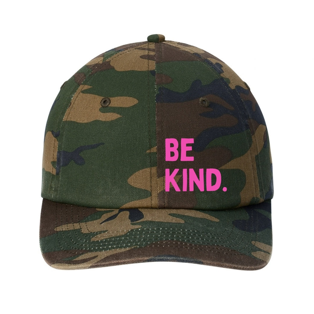 Be Kind Camouflage Cap