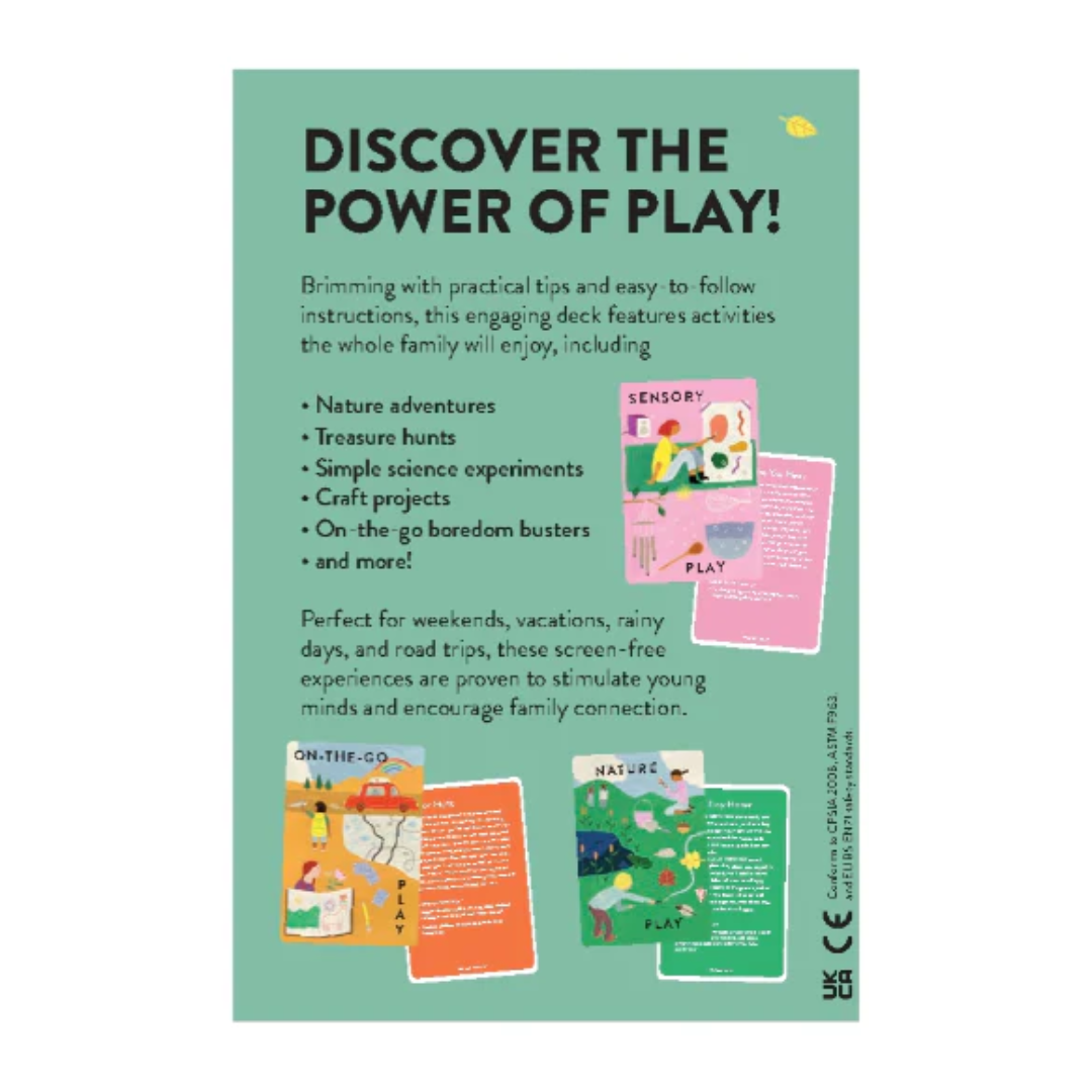 Family Play Deck 60 Activities To Spark Connection & Curiosity