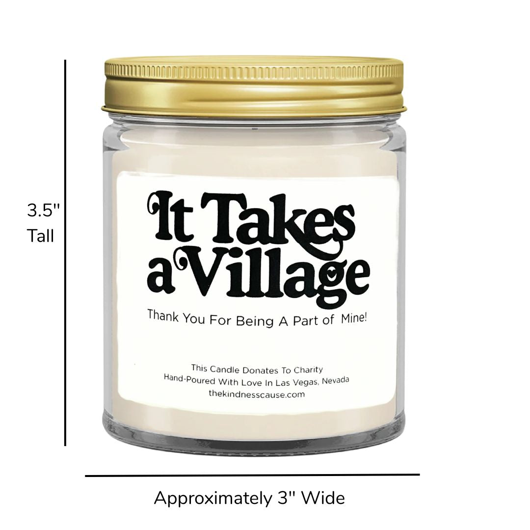 It Takes A Village Bamboo Coconut Kindness Candle