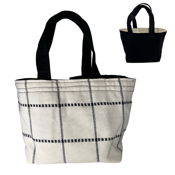Refugee Made Reversible Small Fabric Gift Bag