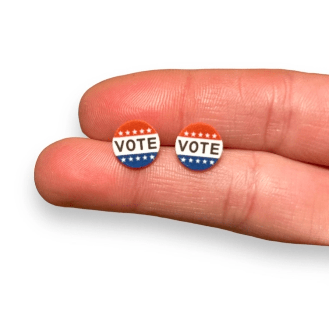 Acrylic Vote Stud Earrings - The Kindness Cause